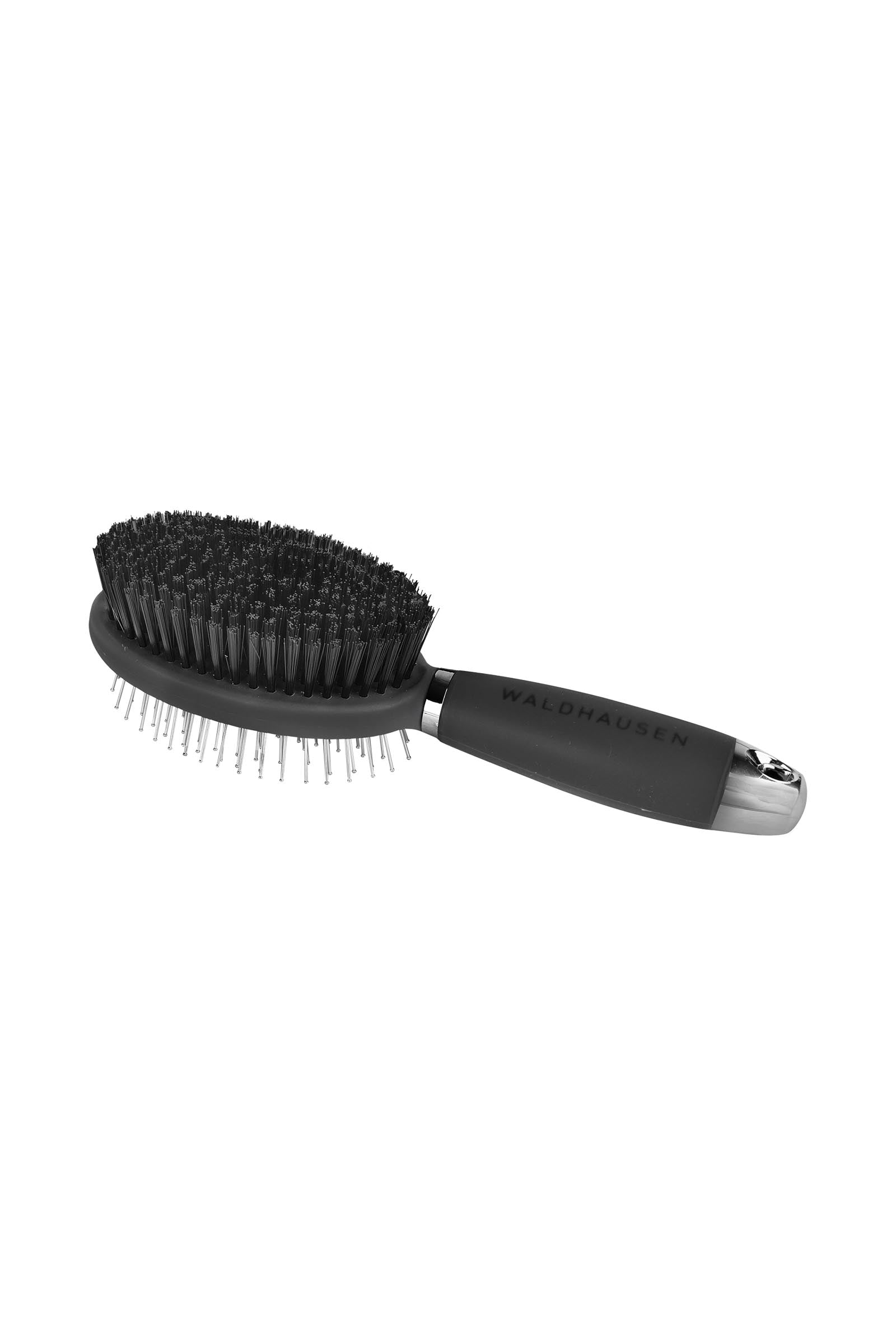 Waldhausen brosse double face avec poignée en gel Matériel de pansage