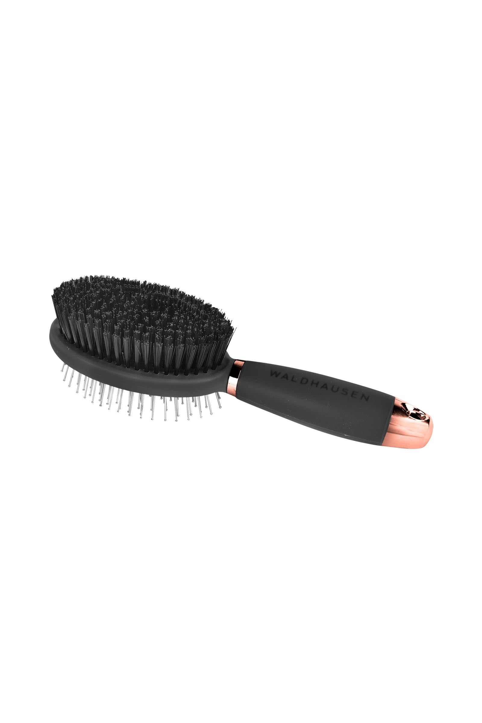 Waldhausen brosse double face avec poignée en gel Matériel de pansage