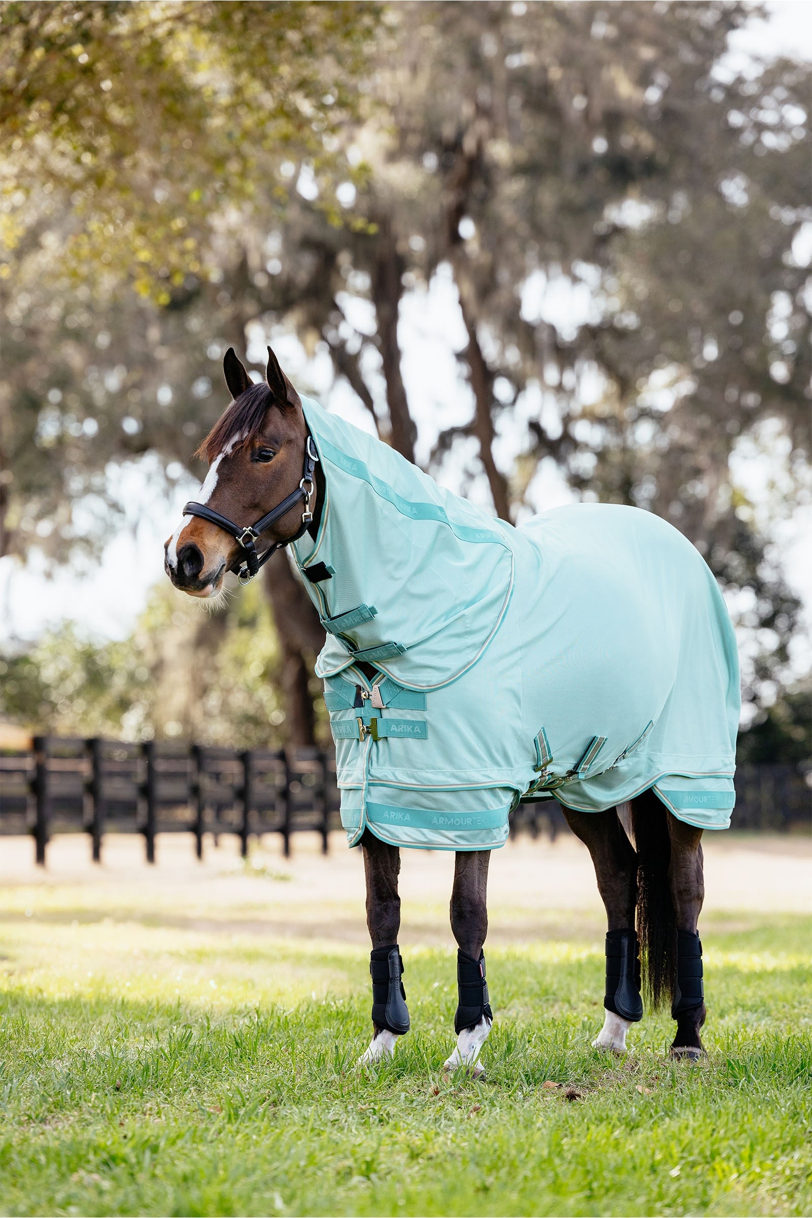 LeMieux Arika Armour-Tek Couverture Anti-Mouches avec encolure amovible Couvertures cheval