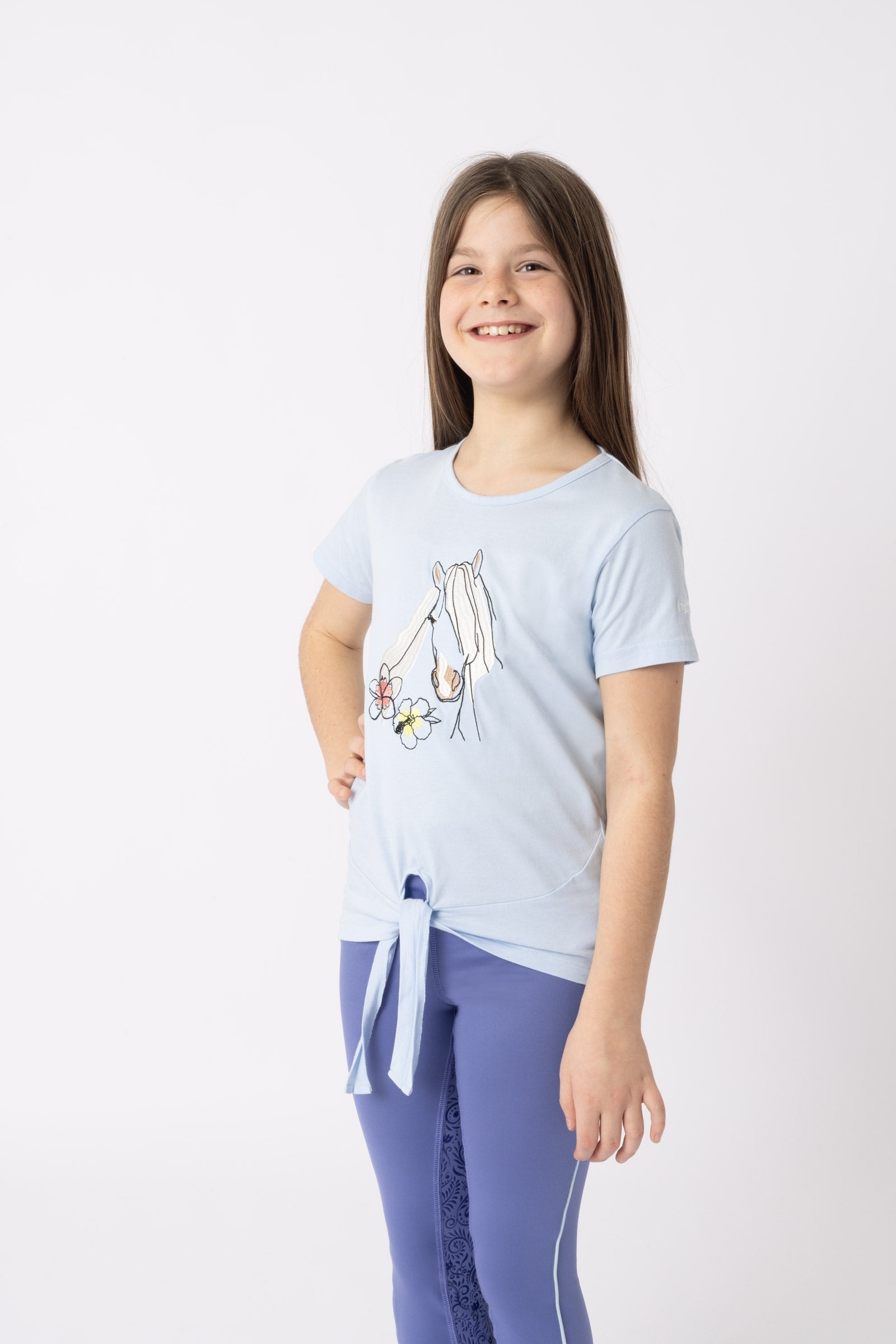 Horze T-shirt Soena Enfant Vêtements d'équitation enfant