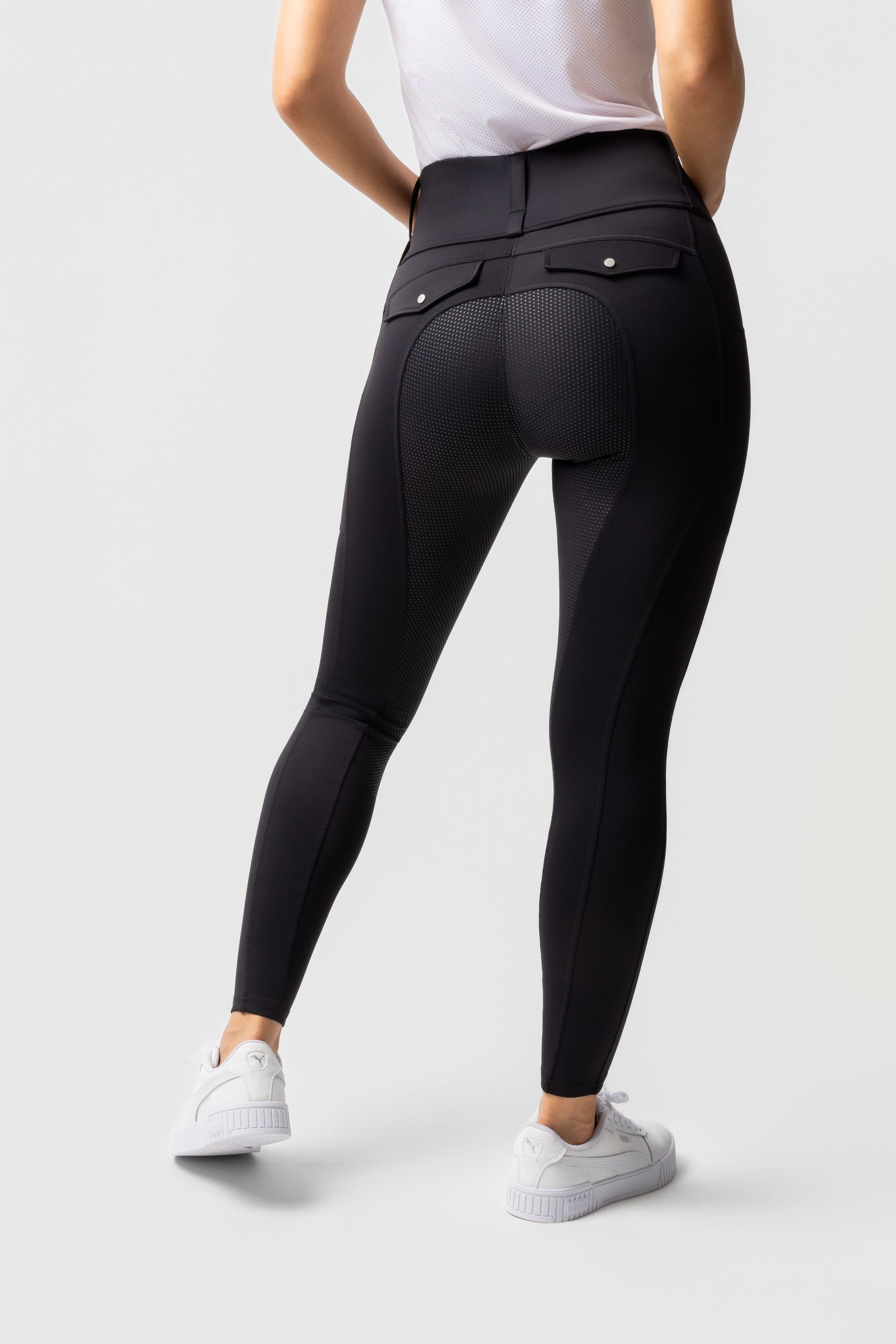 Horze Anya legging d'équitation femme à fond intégral en silicone UPF 50+ Womens Breeches