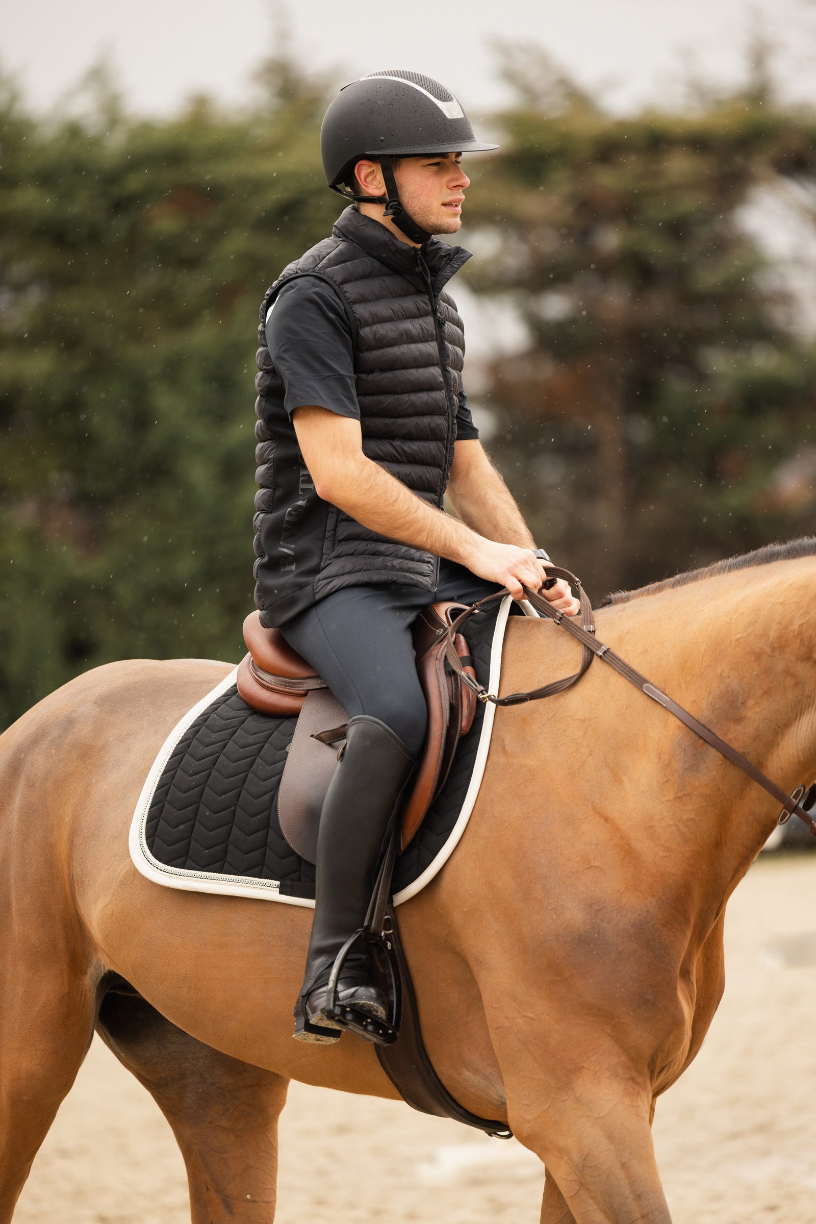 B Vertigo Simon Men's Ultralight Padded Riding Vest Mens Riding Clothing