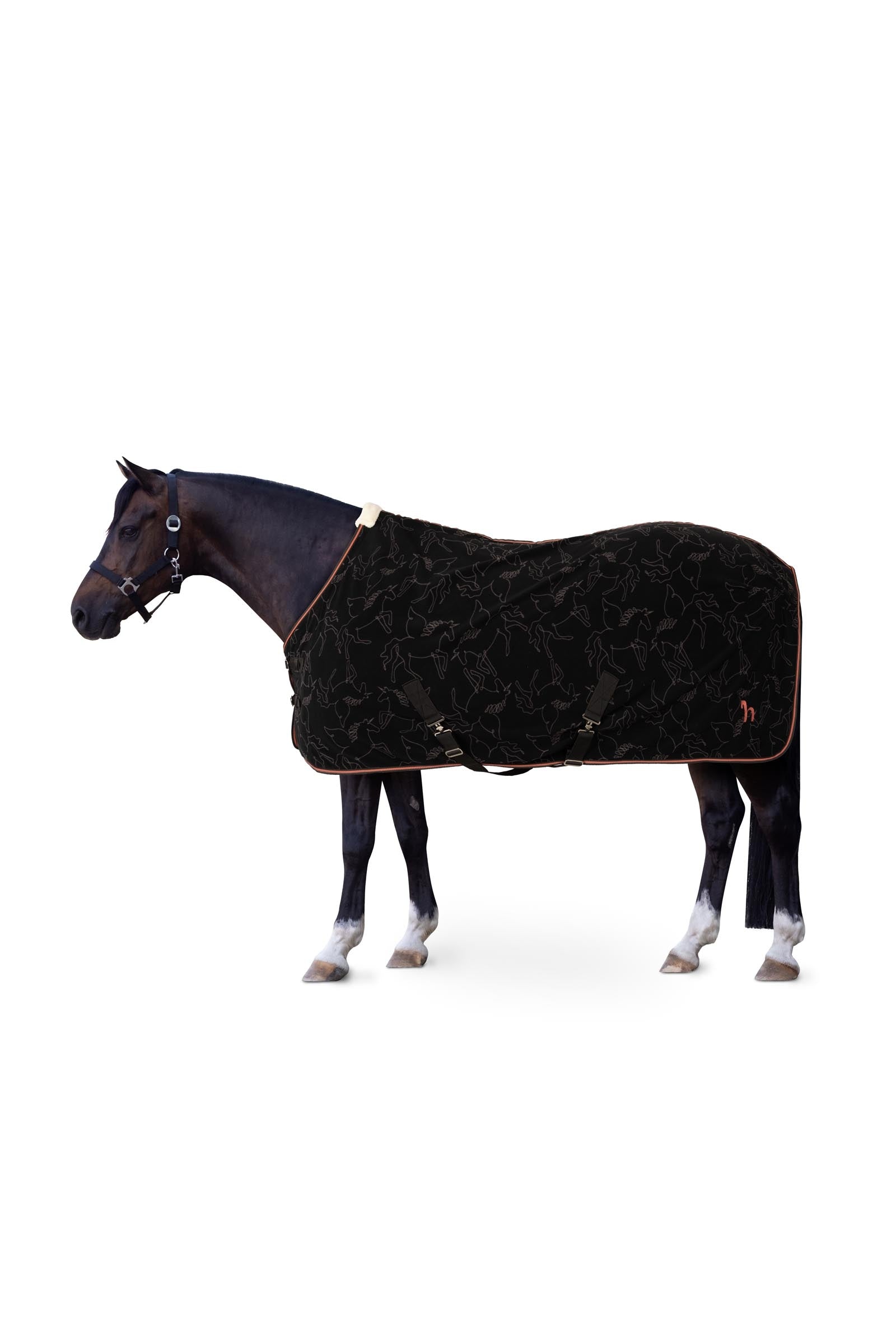 Horze Pegasus Couverture séchante polaire pour poney Couvertures cheval