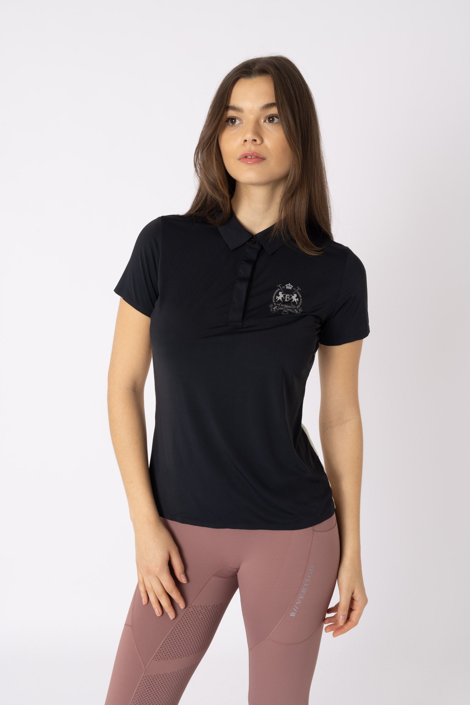 B Vertigo Polo sans couture femme Daphné Vêtements d'équitation femme