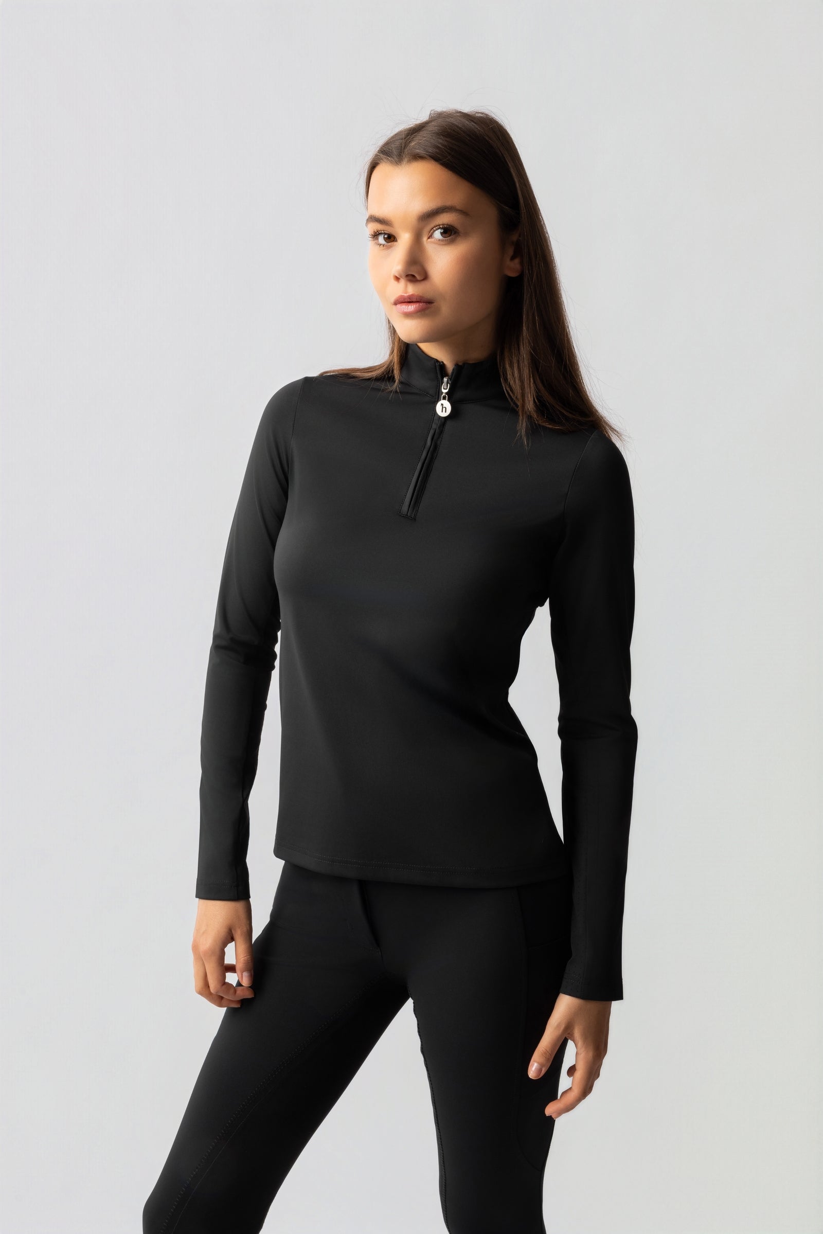Horze Lilian T-shirt d'entraînement à manches longues pour femmes Vêtements d'équitation femme