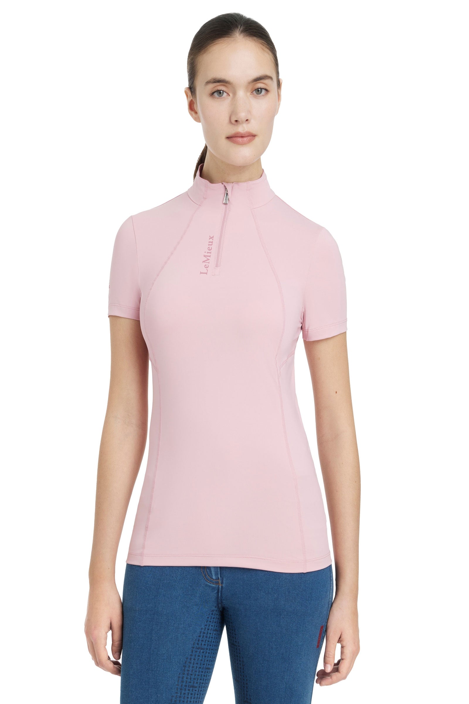 LeMieux Classique sous-couche femme à manches courtes Vêtements d'équitation femme