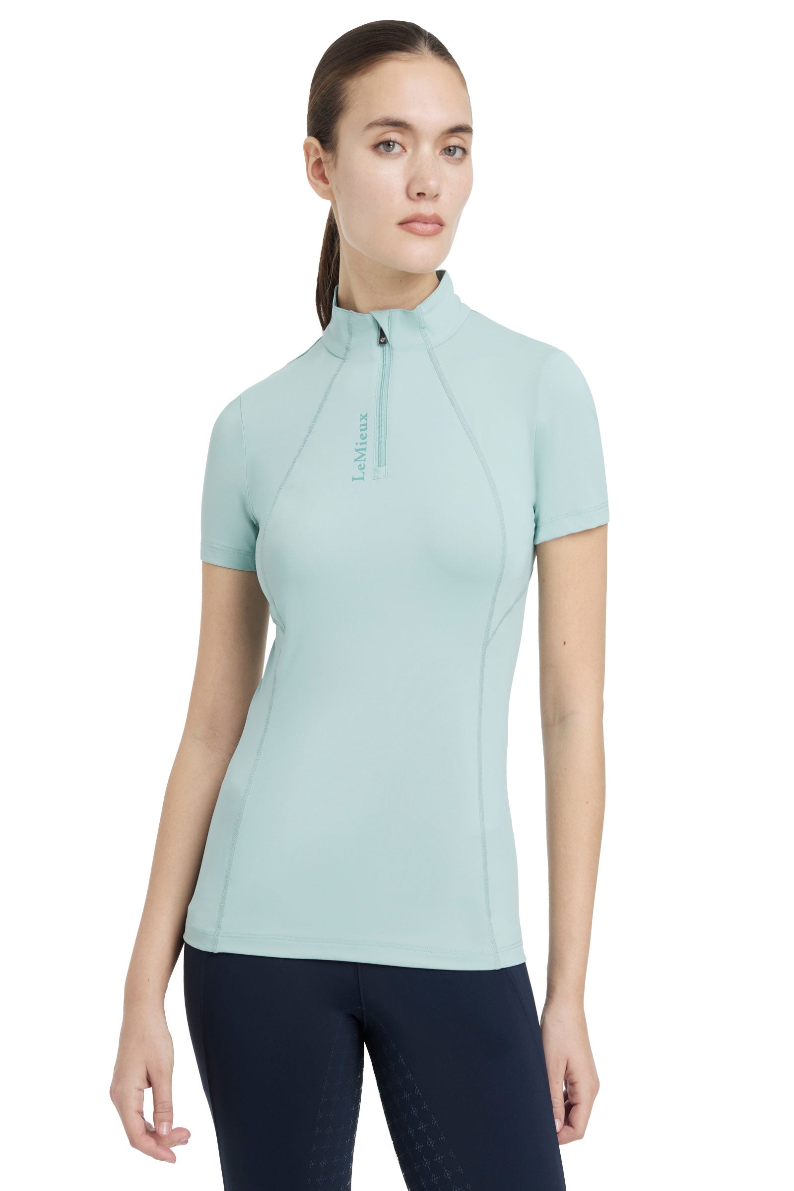 LeMieux Classique sous-couche femme à manches courtes Vêtements d'équitation femme