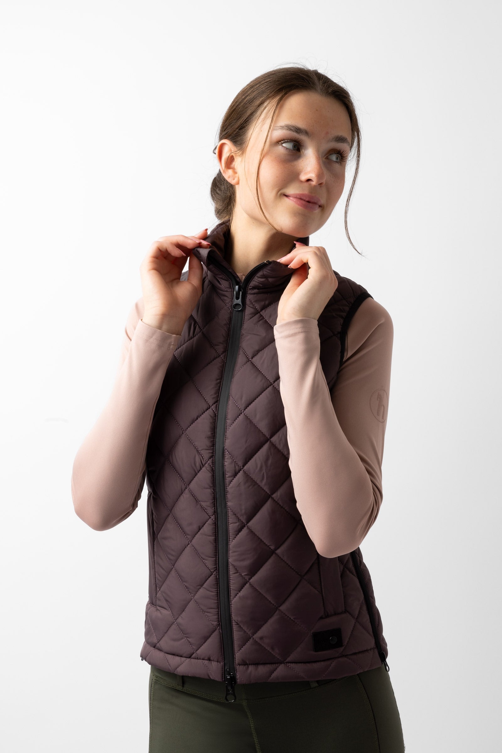 Horze Doudoune gilet d'équitation sans manches pour femme Jeune Cavalier NAIA Young Rider Apparel