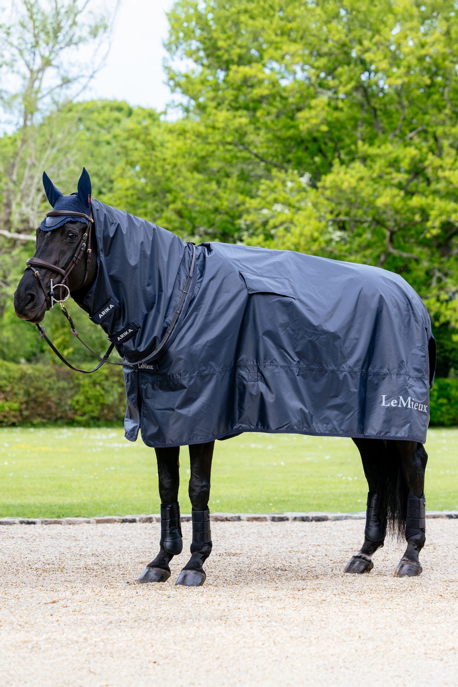 LeMieux couverture d’entraînement imperméable avec encolure fixe Couvertures cheval