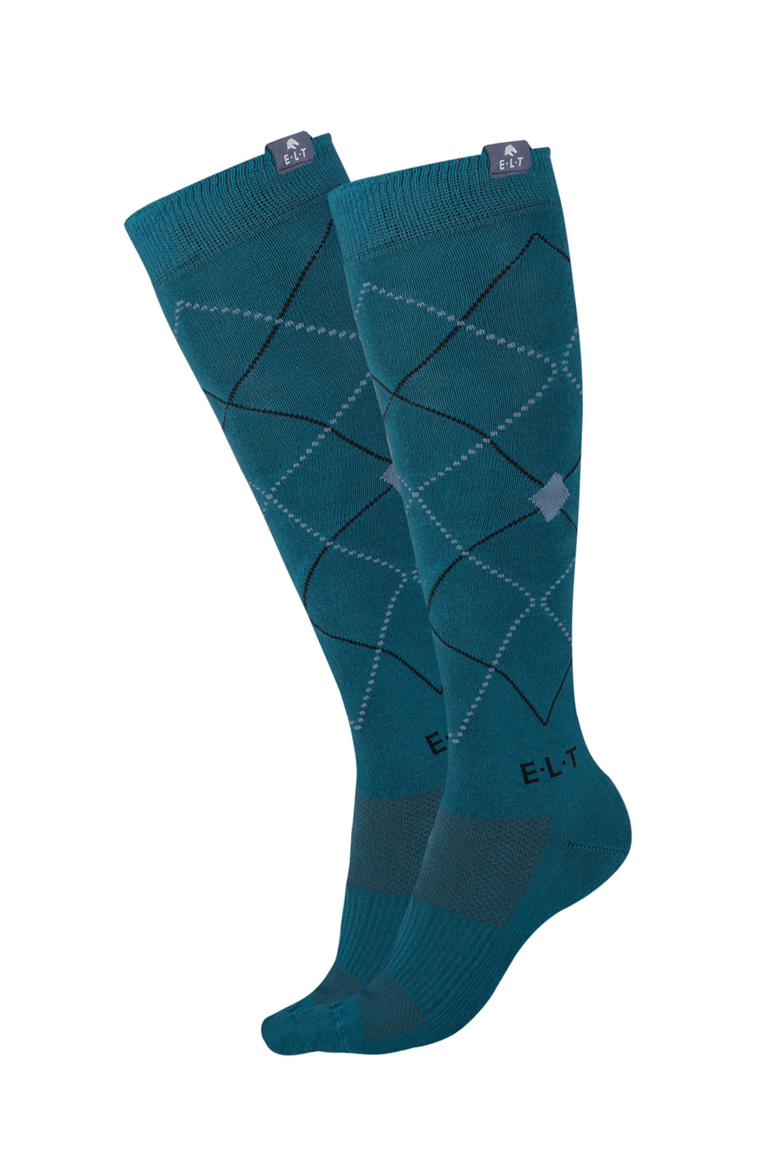 ELT Argyle Breathable Riding Socks Chaussettes