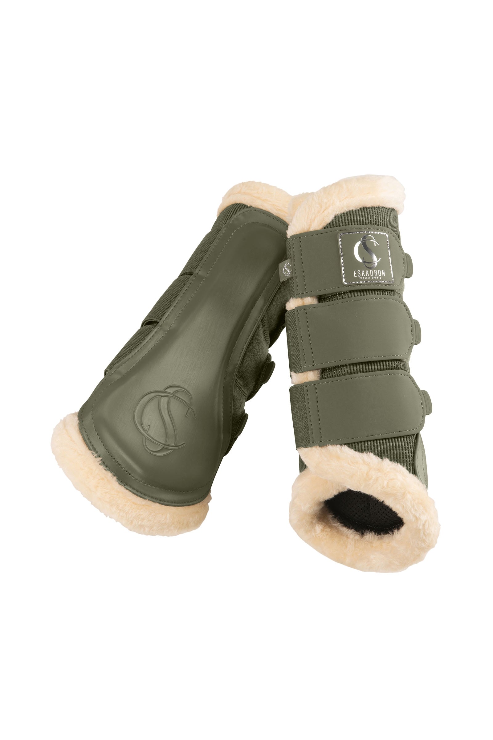 Eskadron Classic Sports SS25 Mesh Fauxfur guêtres tendon Leg Protection & Hoof Protection for Horses