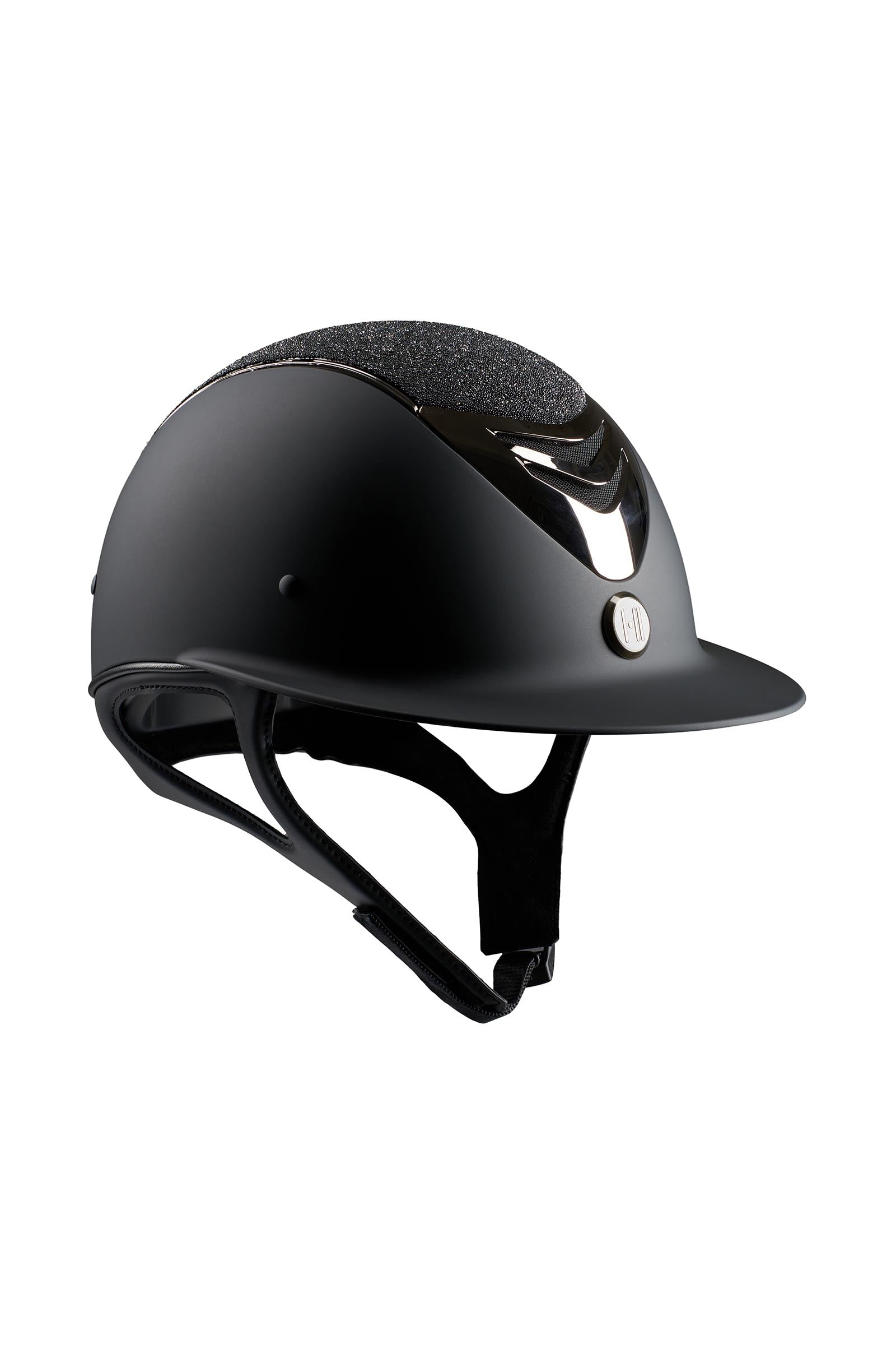 OneK Casque d'équitation Avance Matt Paillettes Chrome Casques & Gilets de protection
