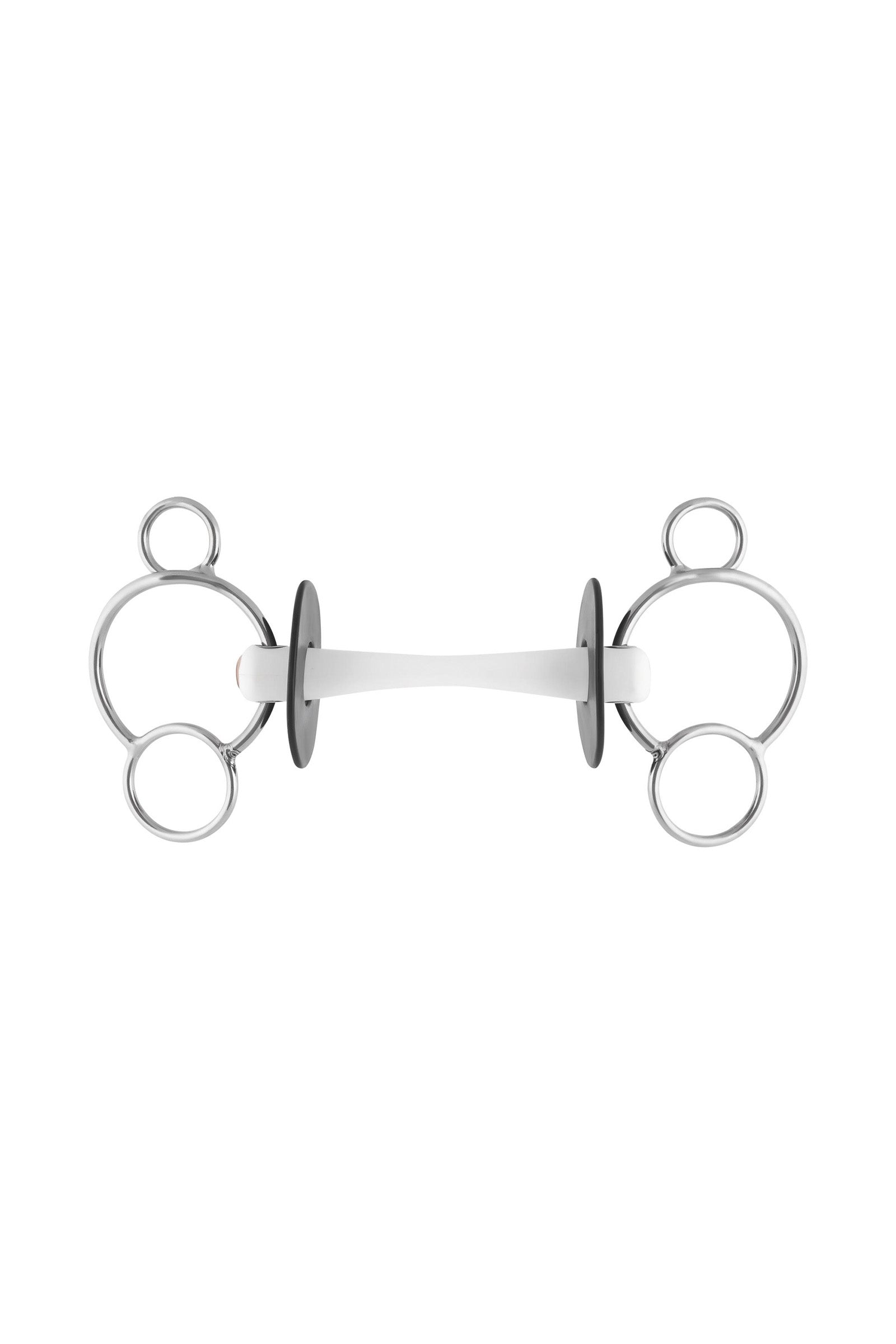 Sprenger Mors de filet Nathe 3 Anneaux 20 mm Canon Cintré Flexible (anneaux 70 mm) Mors