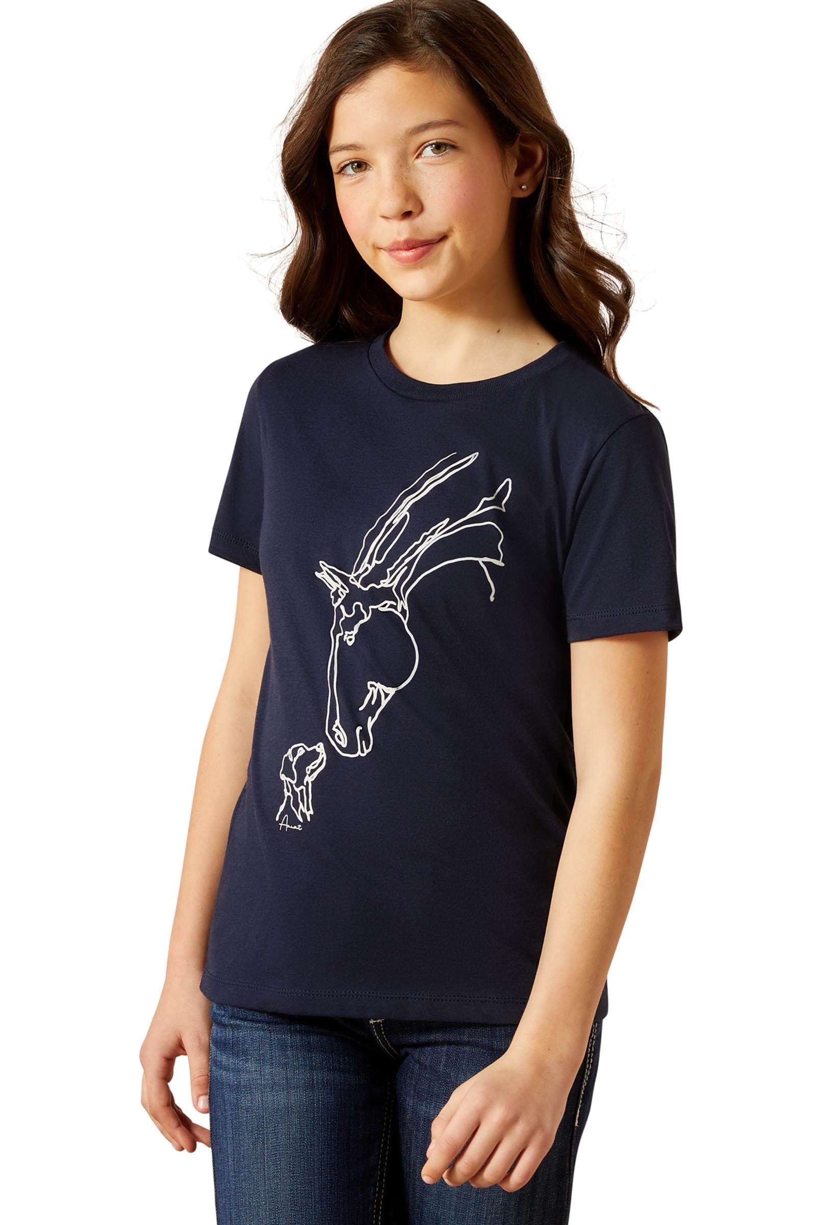 Ariat Hay Girl T-shirt pour enfants Young Rider Apparel