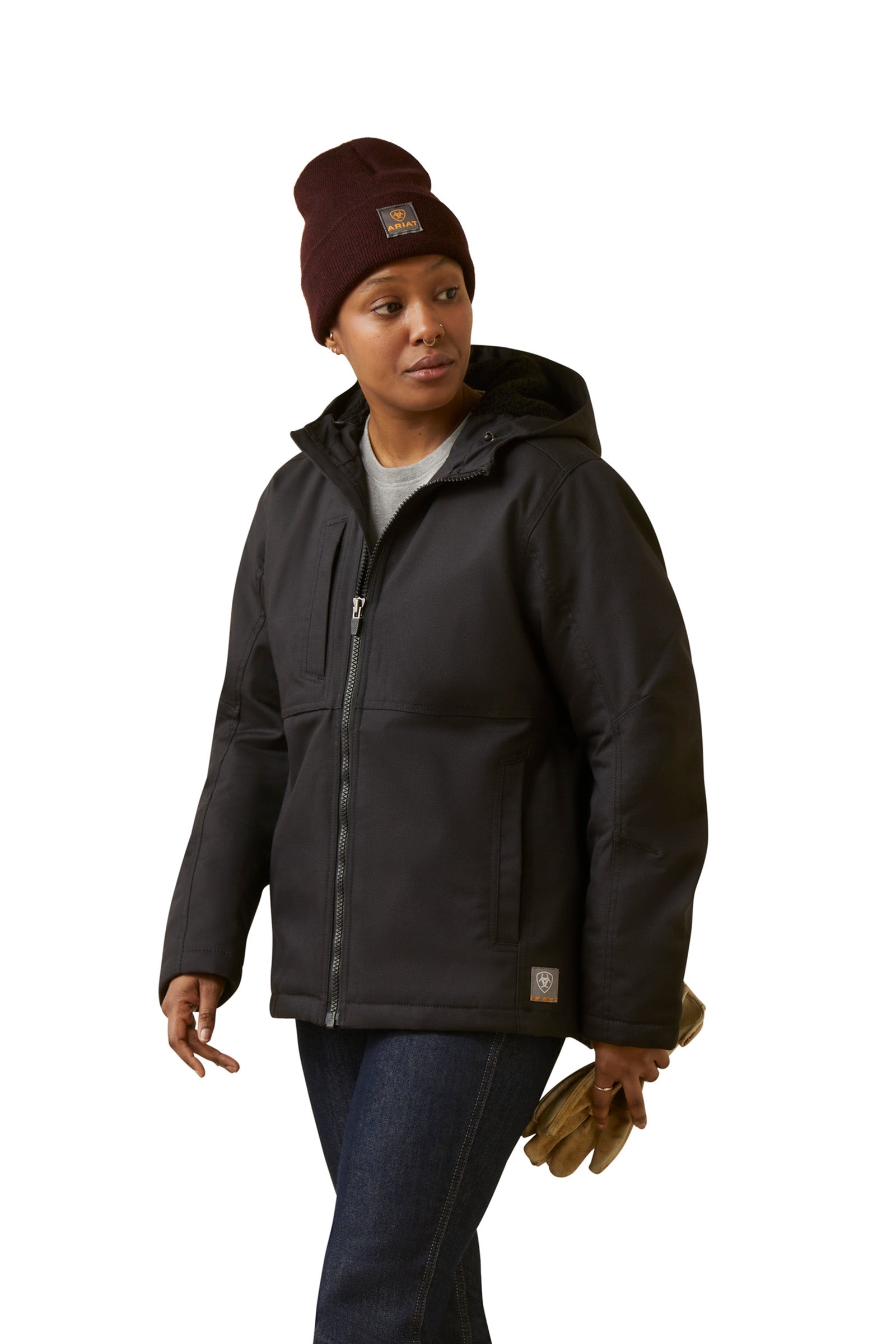Ariat Veste isolante Rebar DuraCanvas pour femme Vêtements d'équitation femme