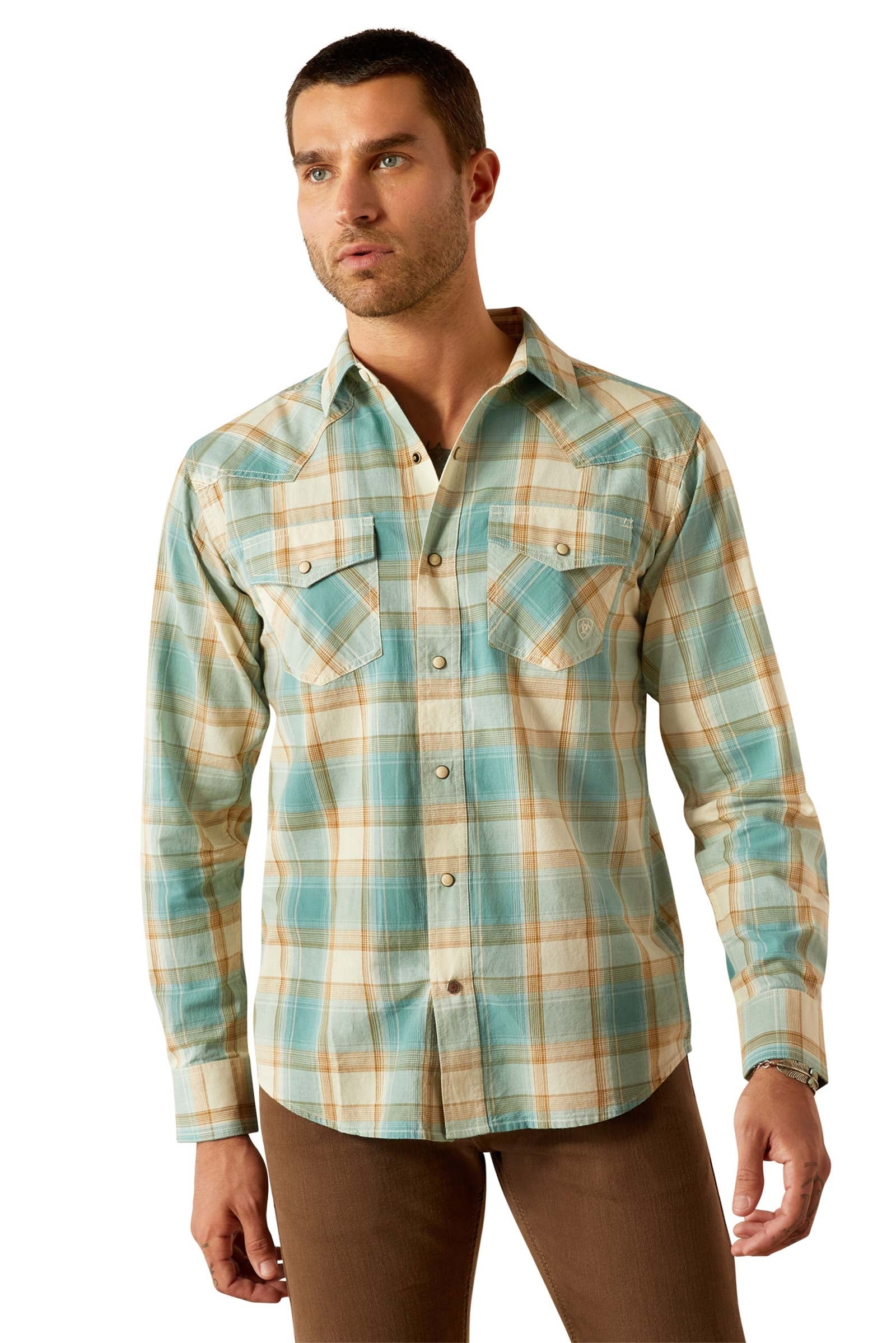 Ariat Hardin Retro chemise à manches longues pour homme Vêtements d'équitation homme