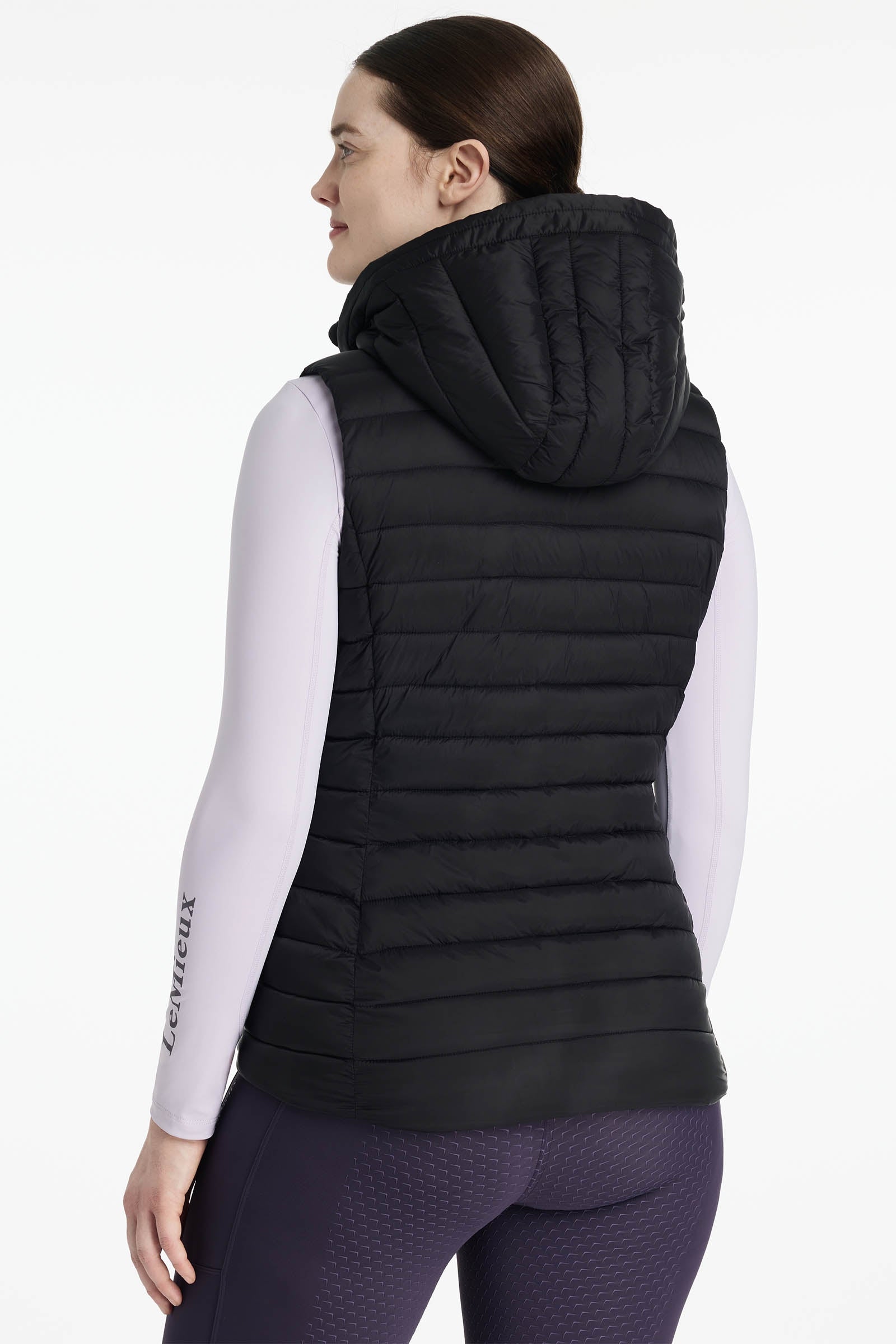 LeMieux Rose Women´s Hooded Puffer Gilet Women’s Riding Clothing