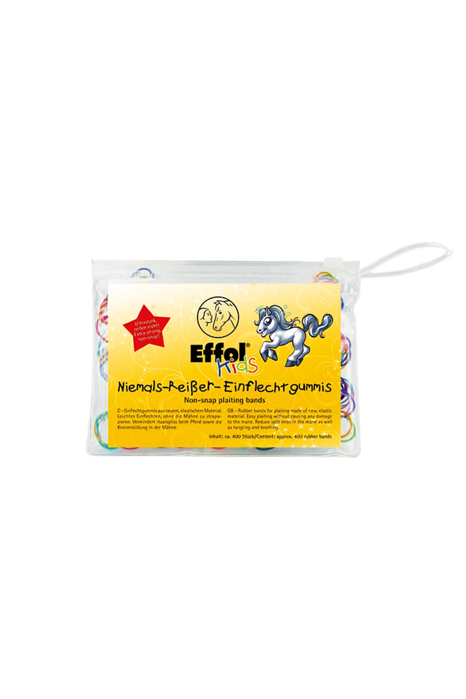 Effol Elastiques à natter Kids, 400 pièces Matériel de pansage