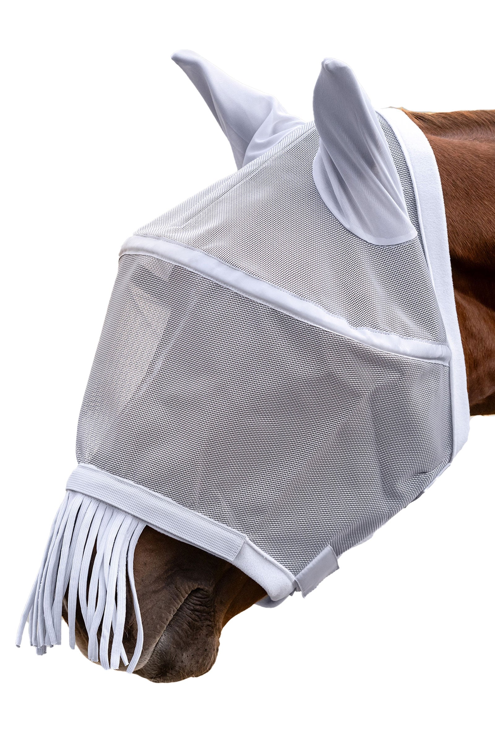 Waldhausen Space Premium masque anti-mouches avec protection des oreilles et du nez Anti-mouches cheval