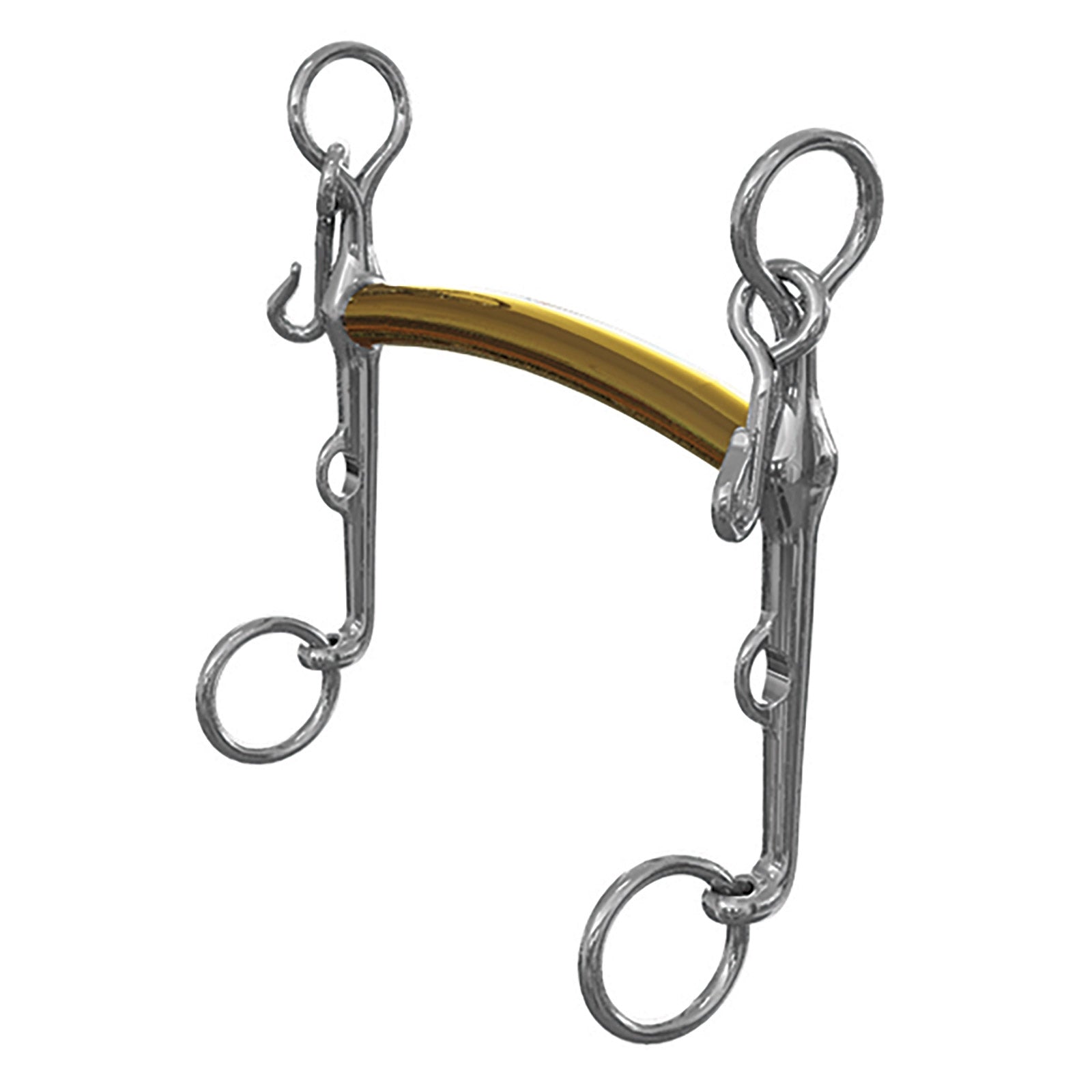 Neue Schule Bits Mors de bride NS Bits Transform, type L'Hotte, épaisseur 12 mm, branche inférieure 5 cm Mors
