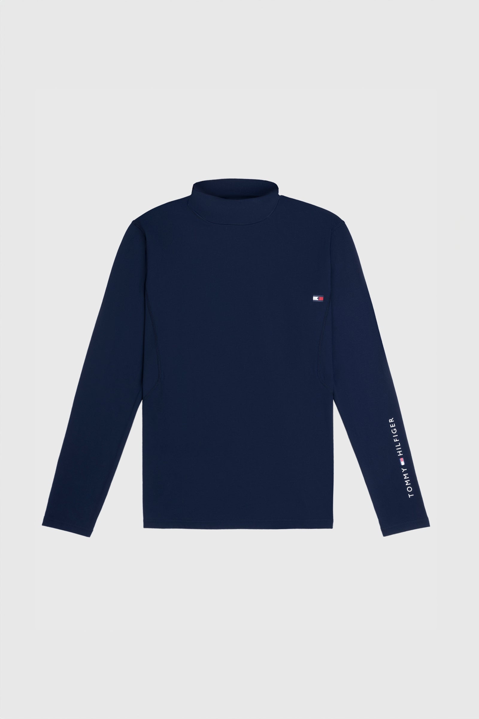 Tommy Hilfiger Equestrian Phoenix chemise à manches longues pour homme avec col montant Vêtements d'équitation homme