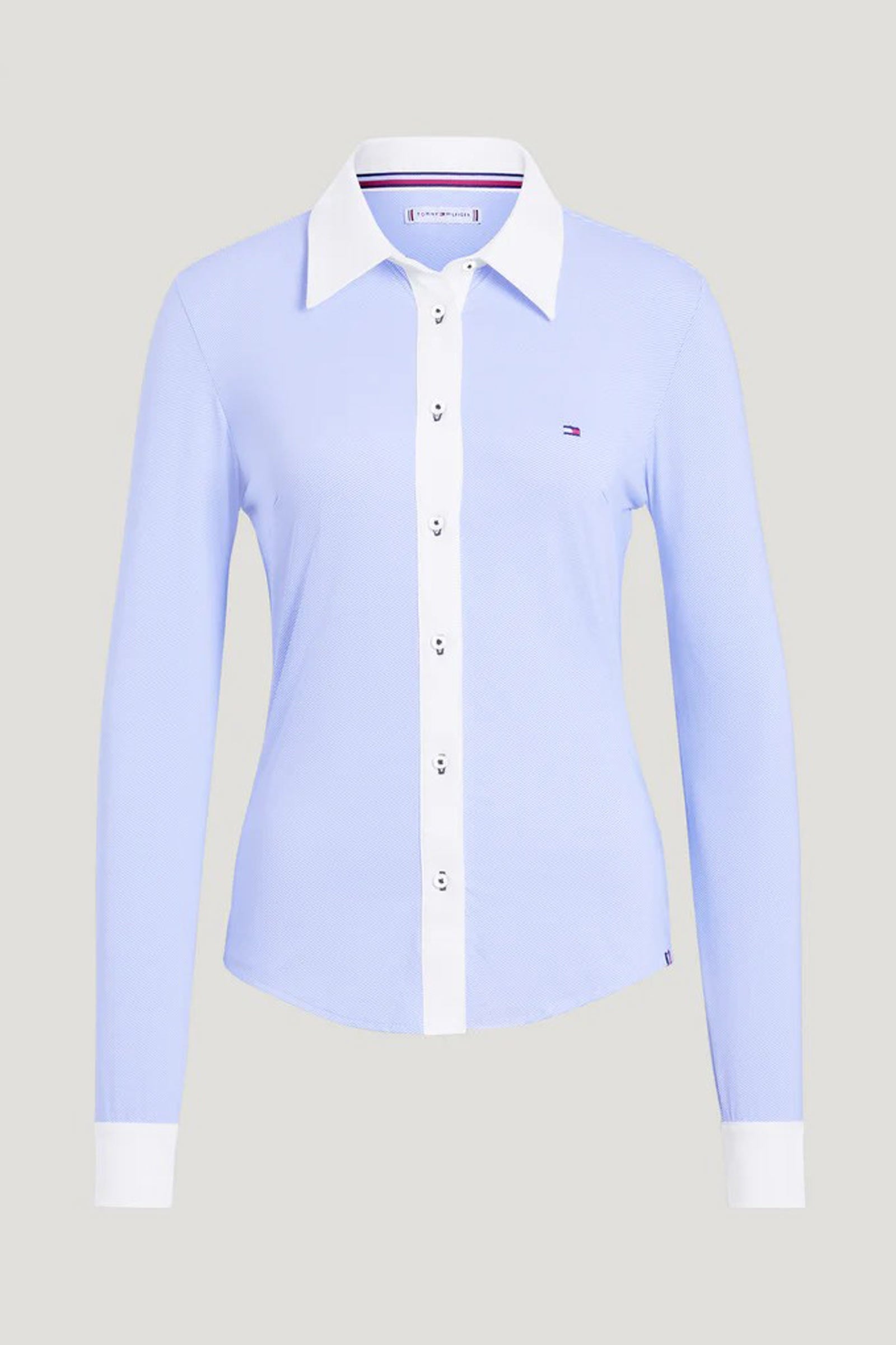 Tommy Hilfiger Equestrian Tommy Hilfiger Essex chemise oxford stretch pour femme Vêtements d'équitation femme