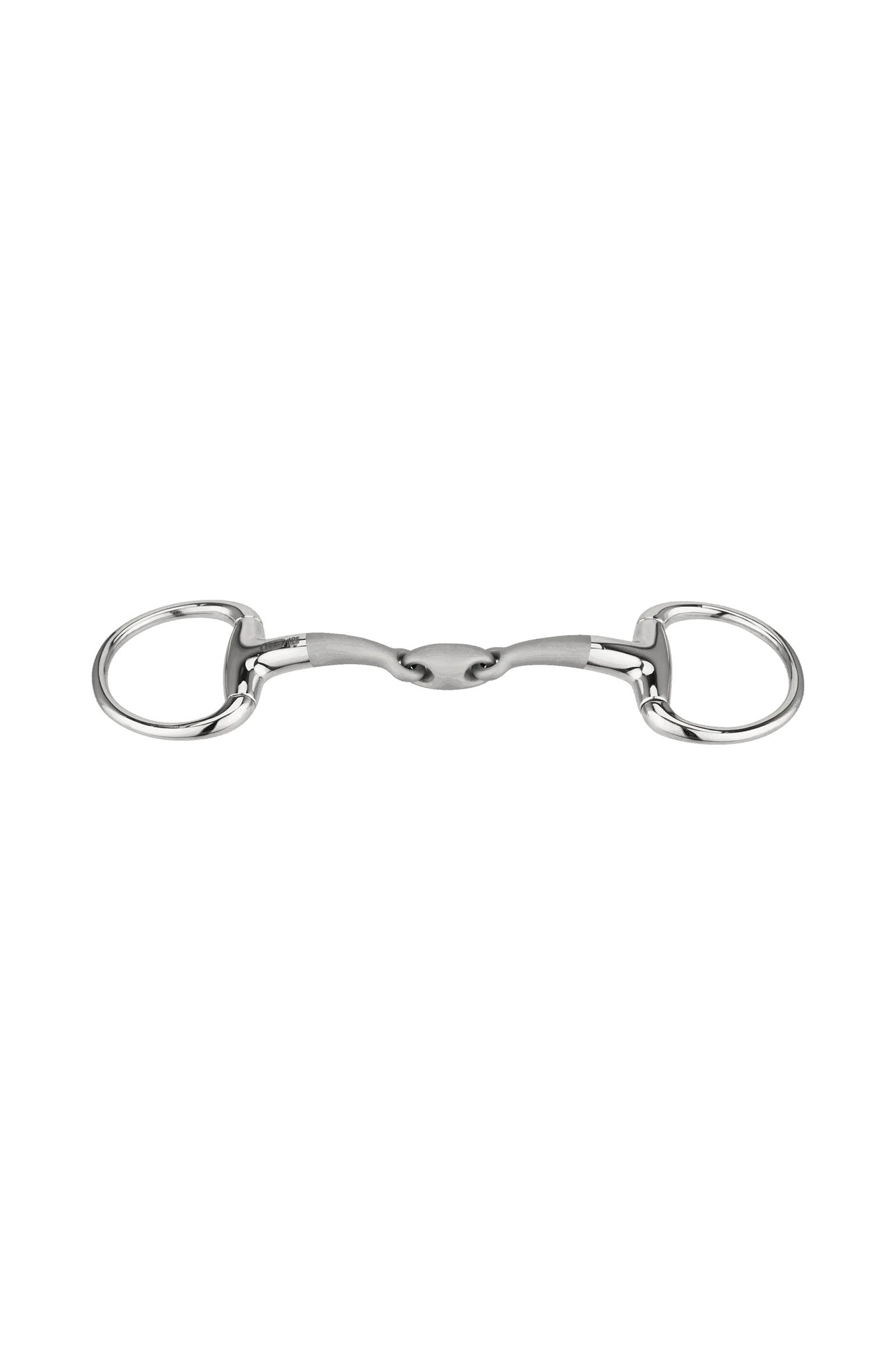 Sprenger Satinox Mors à olives 14mm acier inoxydable, double brisure, anneau 55mm Mors