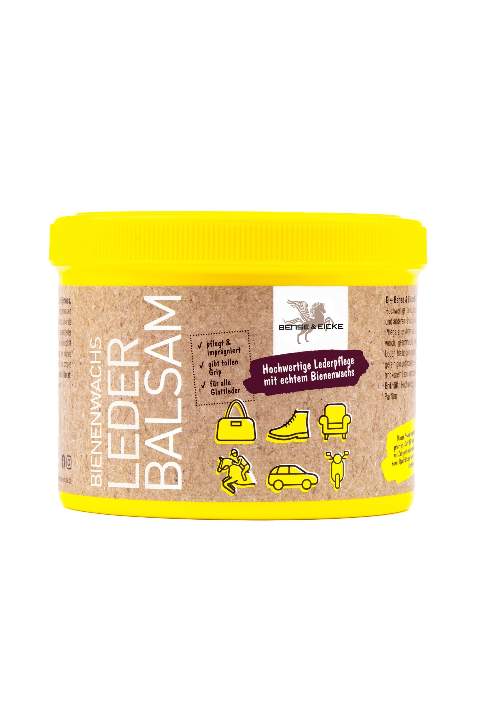 Bense & Eicke Baume cuir à la cire d'abeille, 500 ml Soins