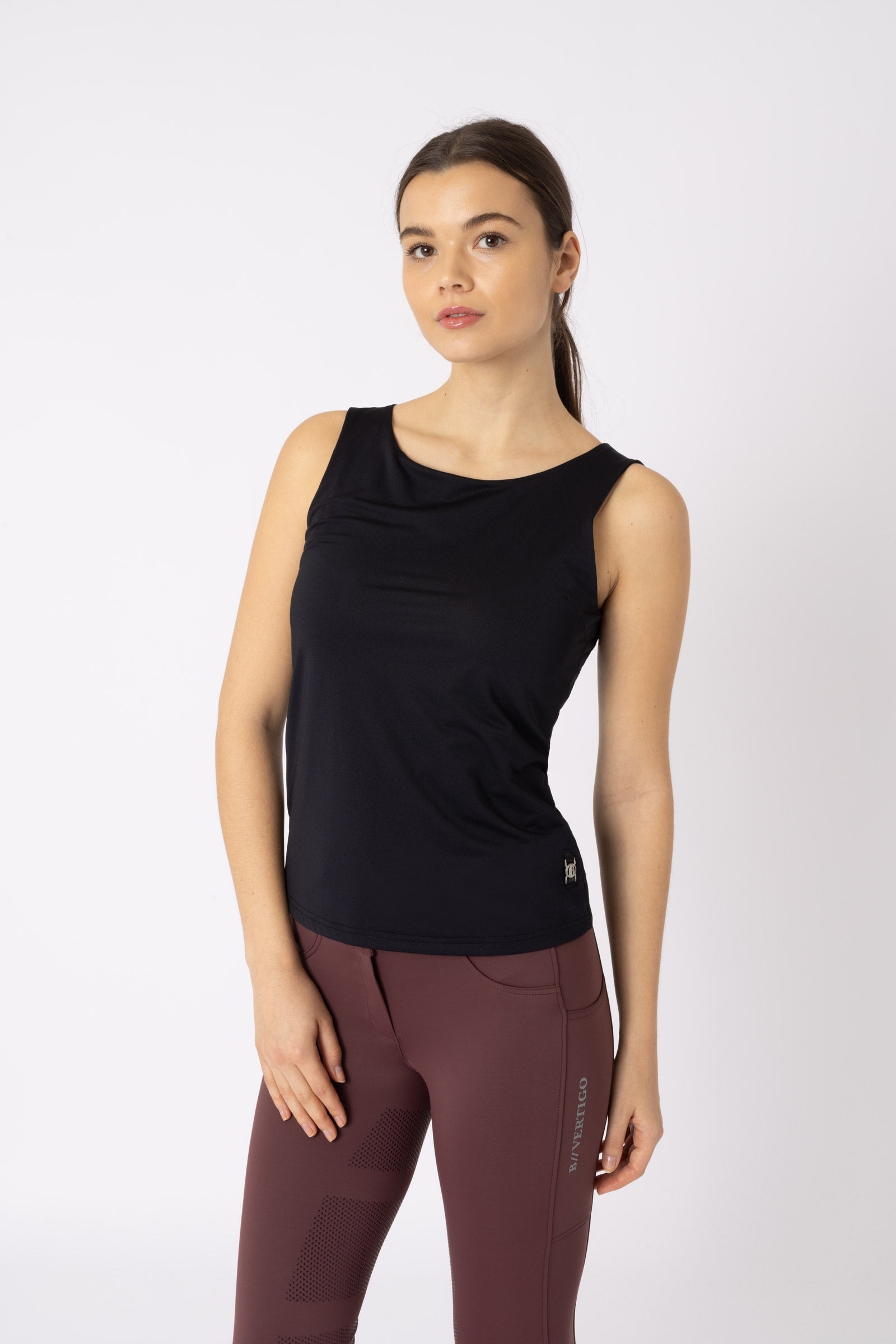 B Vertigo Top d'entraînement fonctionnel Adalyn femme Vêtements d'équitation femme
