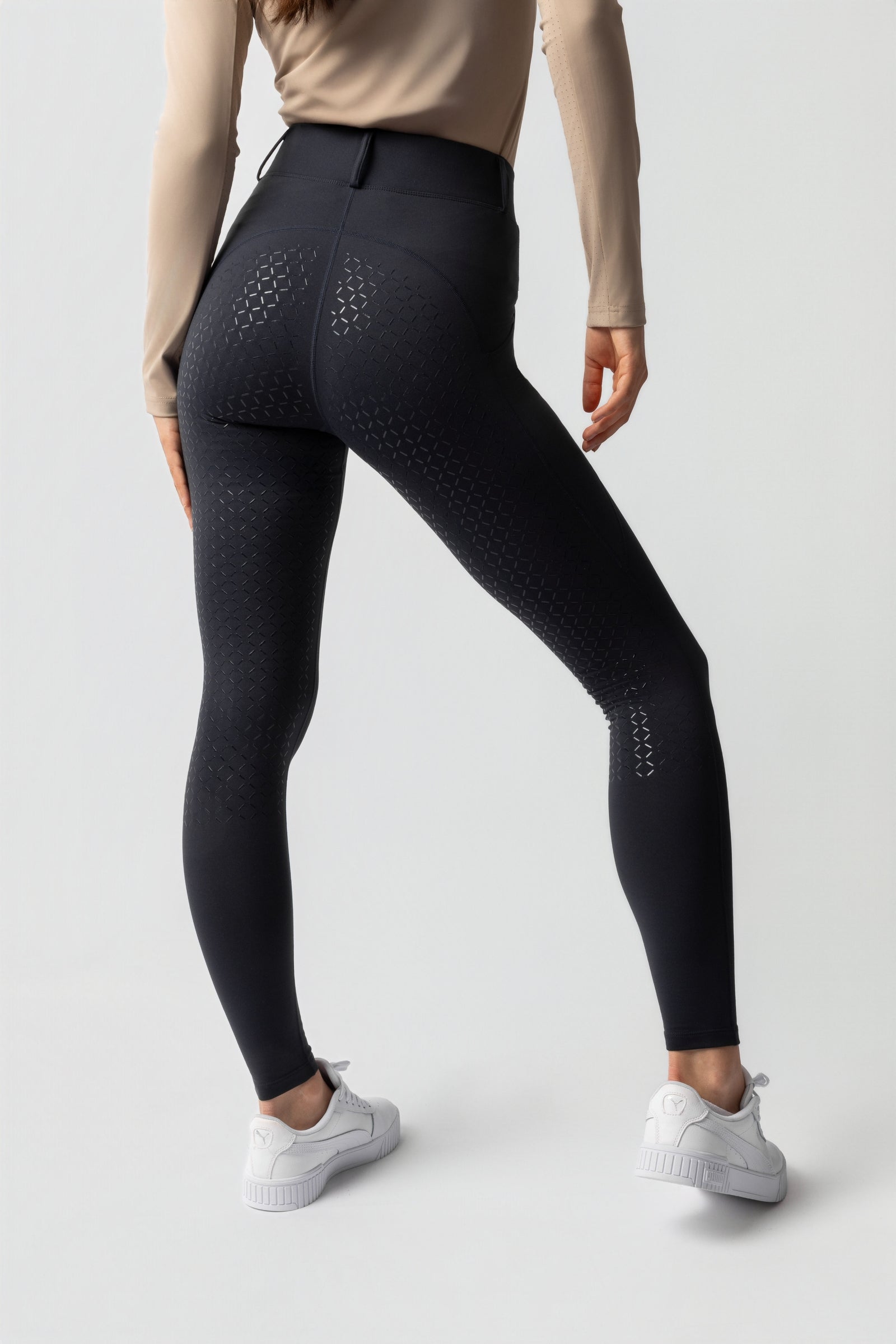 Horze Dea Culotte d'équitation hivernale avec grip intégral Womens Breeches