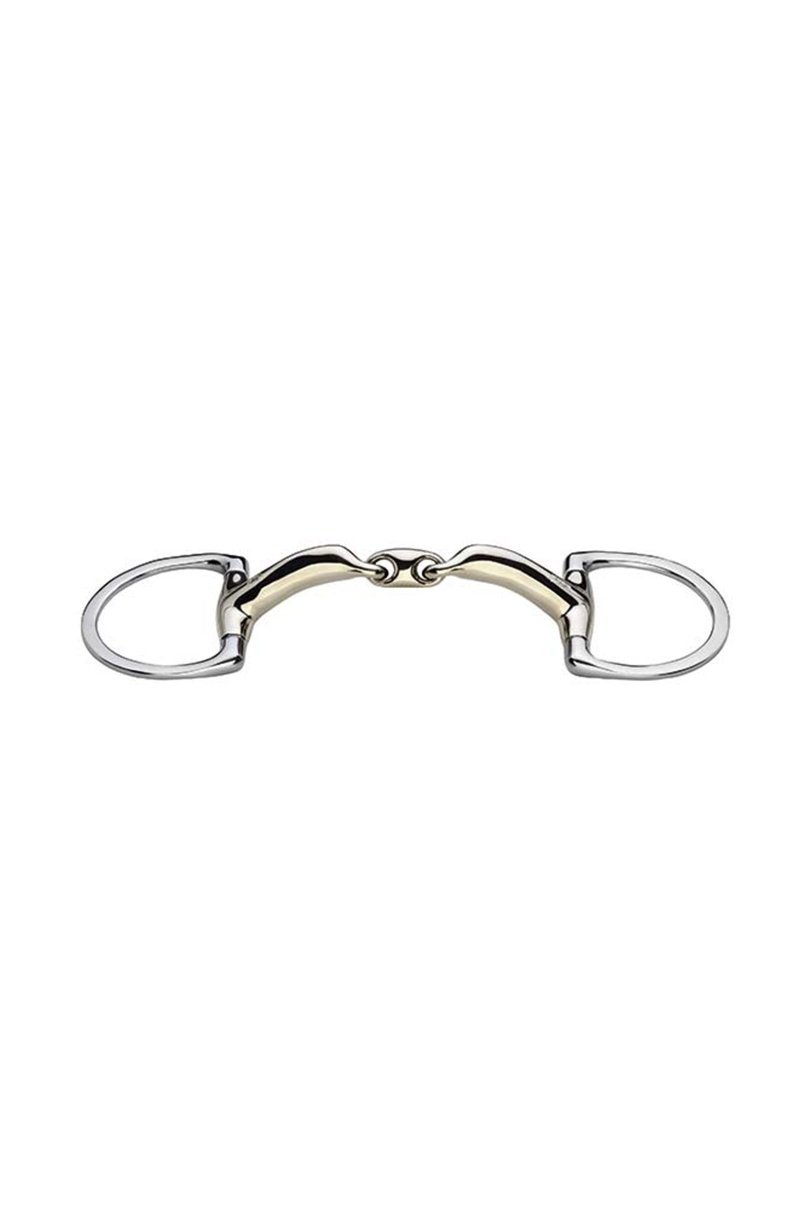 Sprenger Novocontact mors à olives avec anneaux en D, double brisure, Sensogan, 16 mm Mors