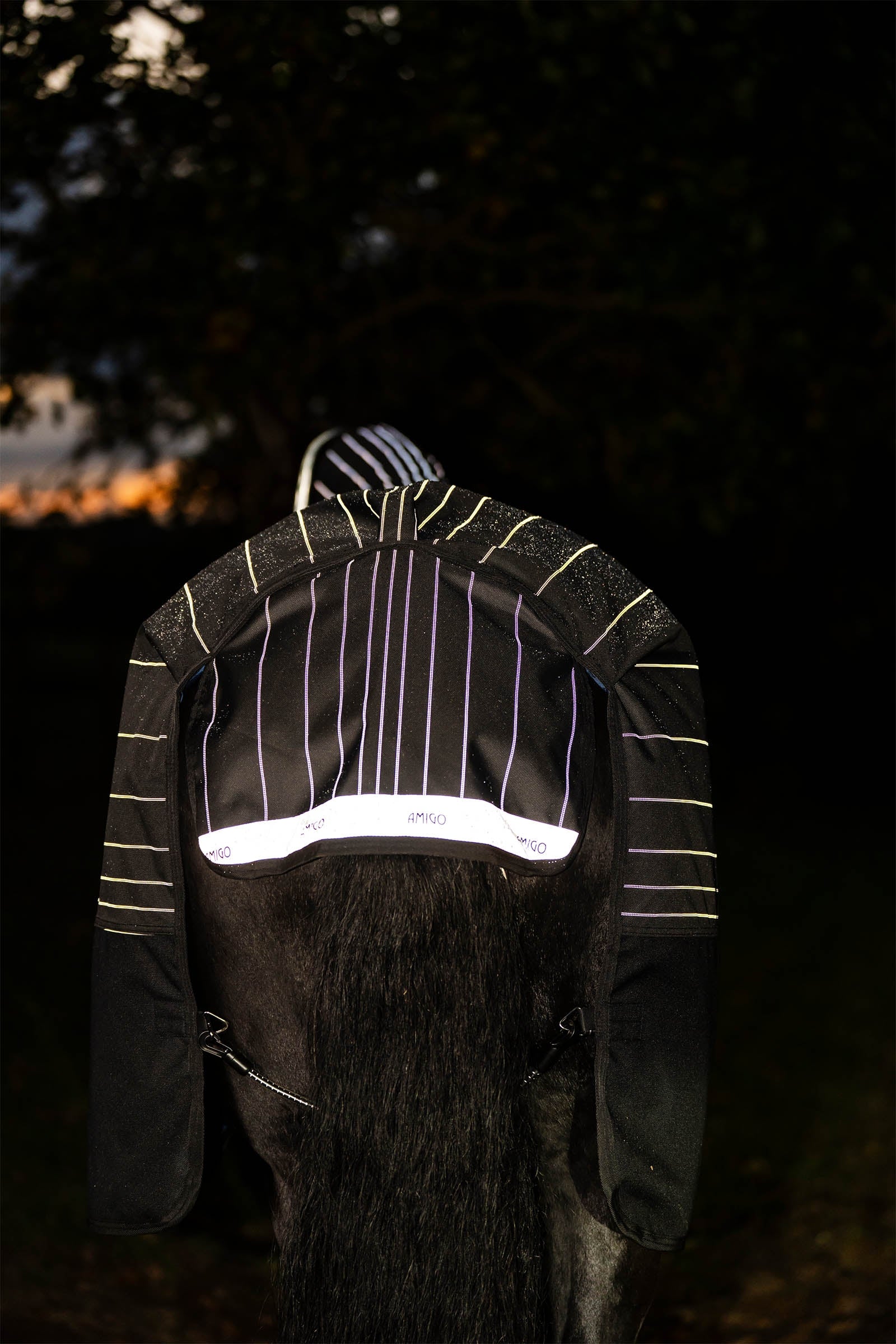 Horseware Amigo 1200D FieldSafe Reflectech Plus Turnout Rug, 250 g Horse Rugs