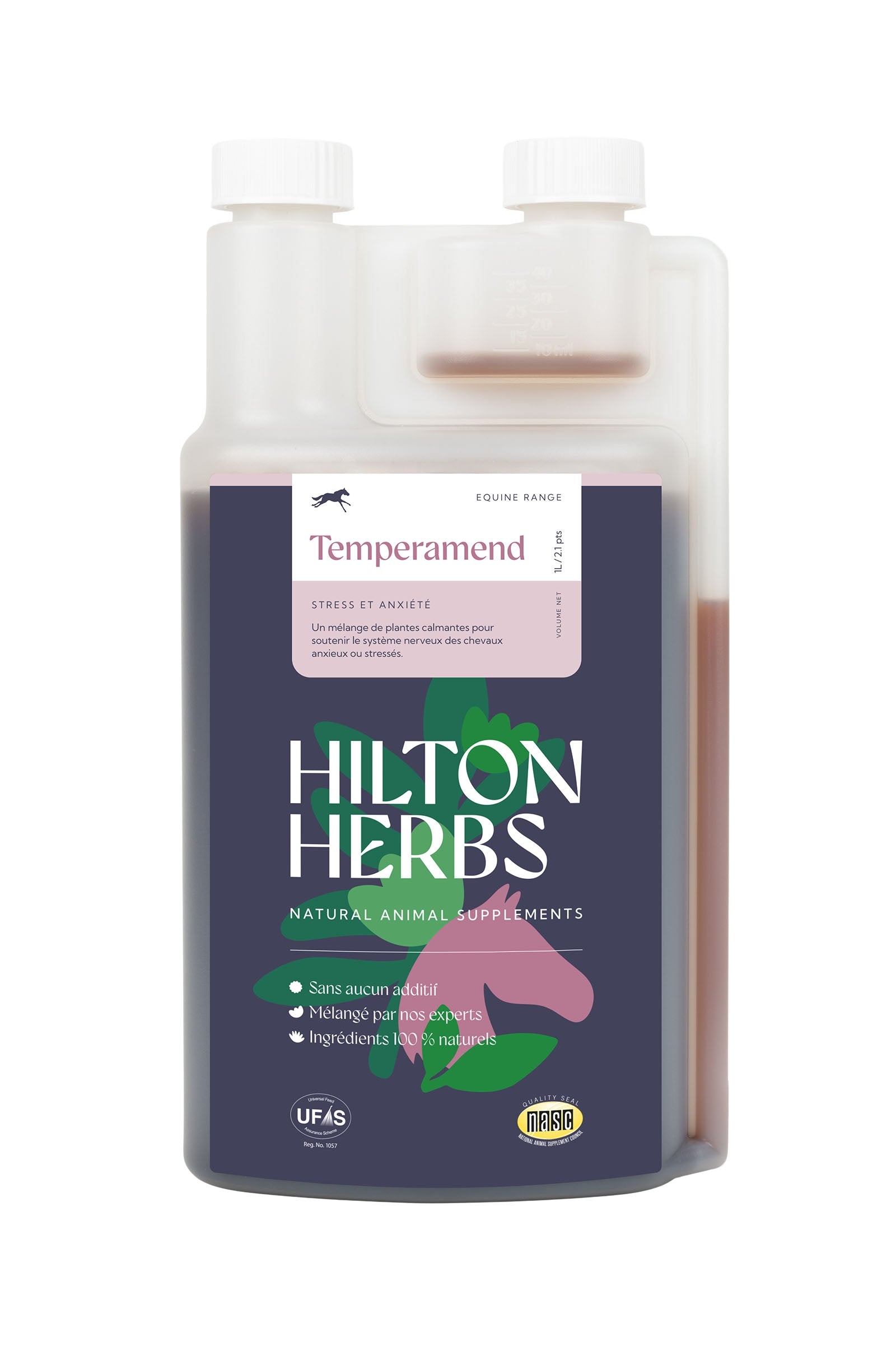 Hilton Herbs Calm & Collected – Temperamend HiltonHerbs, 1 Litre Horse Feed & Nutrition