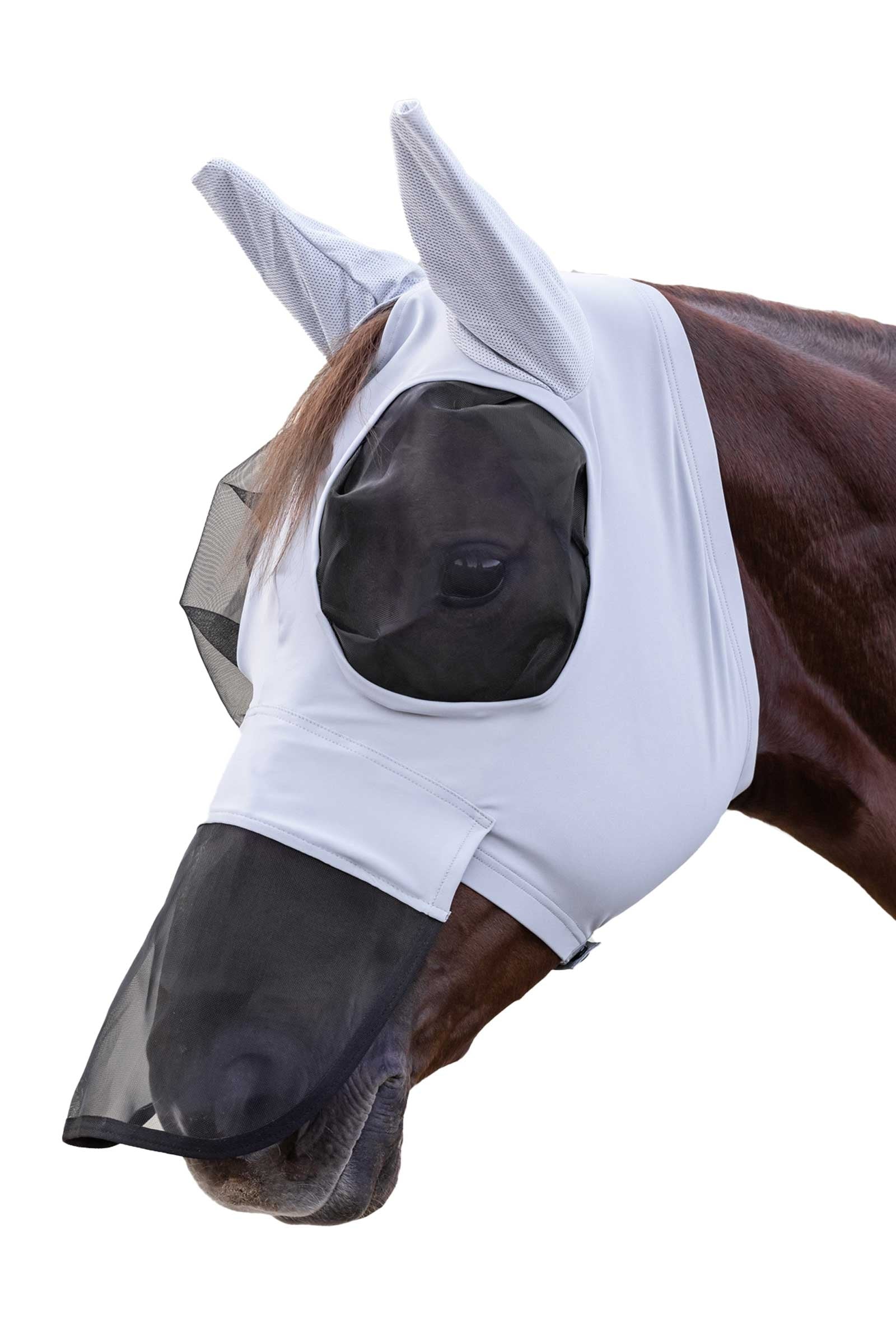 Waldhausen Puck masque anti-mouches avec protection des naseaux Anti-mouches cheval