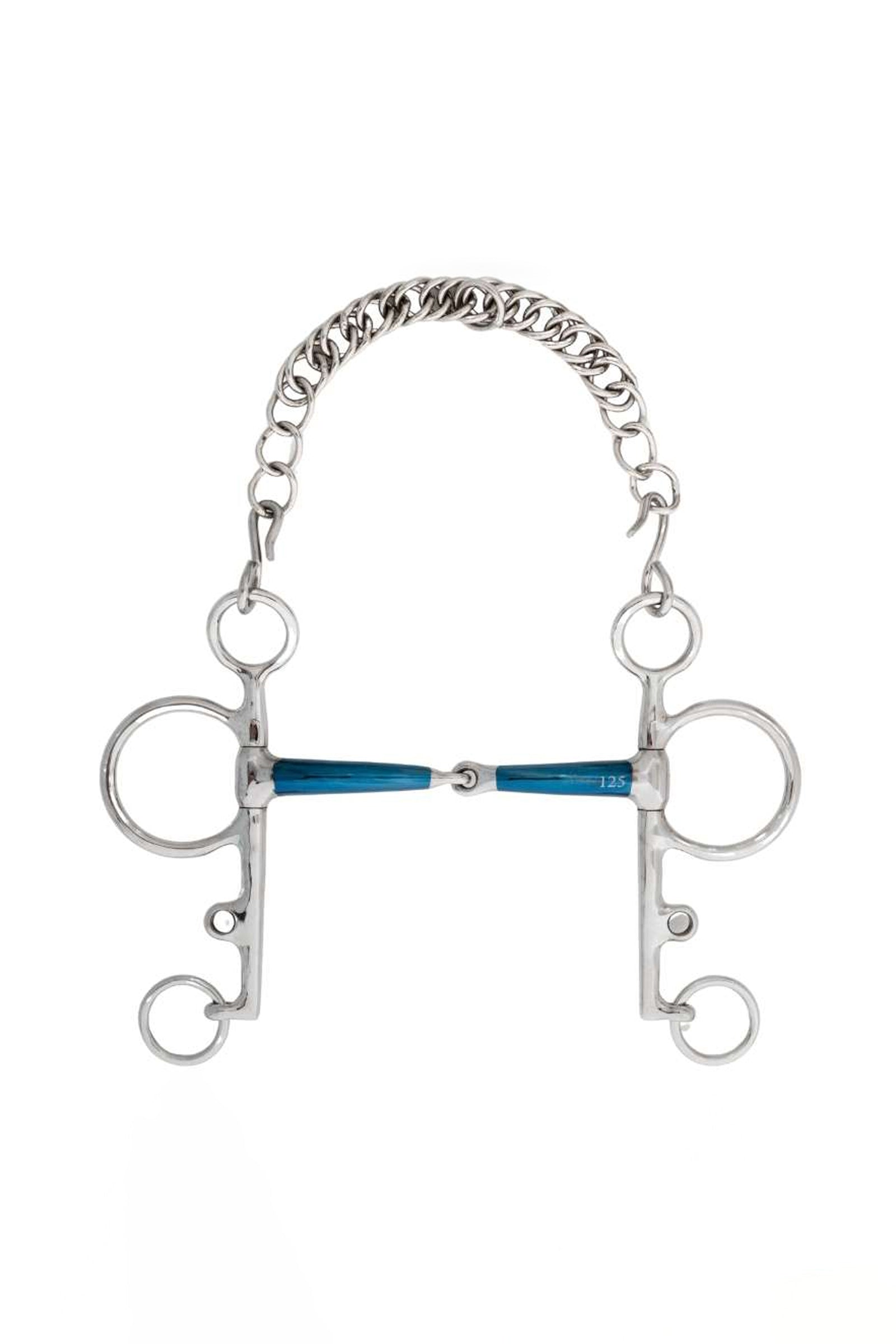 Kavalkade mors pelham ergonomique, simple brisure, long, 14 mm Mors