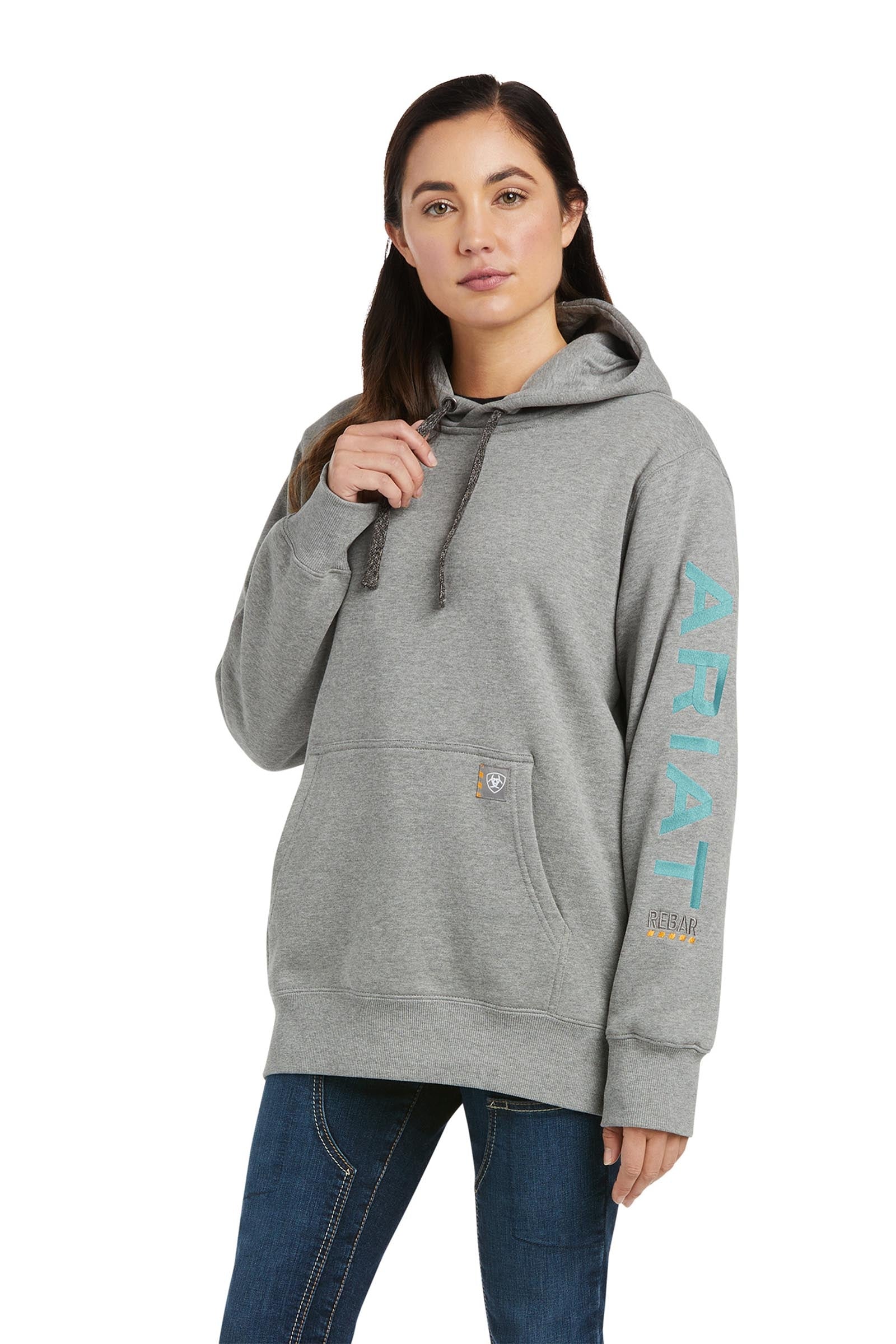 Ariat Sweat à capuche graphique Rebar pour femme Vêtements d'équitation femme