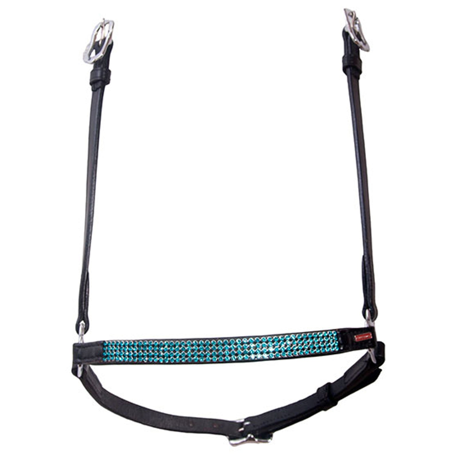 Karlslund Hannoveran noseband, 4 rows crystals Bridles & Reins