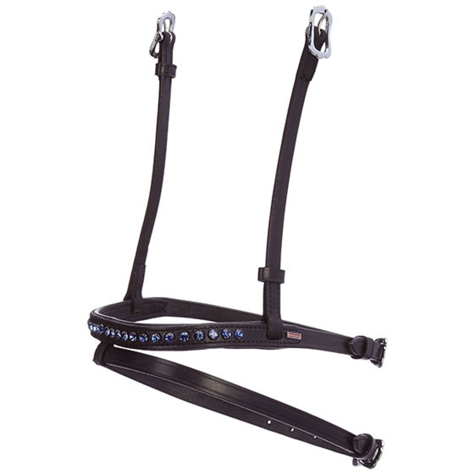 Karlslund Muserolle combinée , 1 rangée de strass Briderie et enrênements