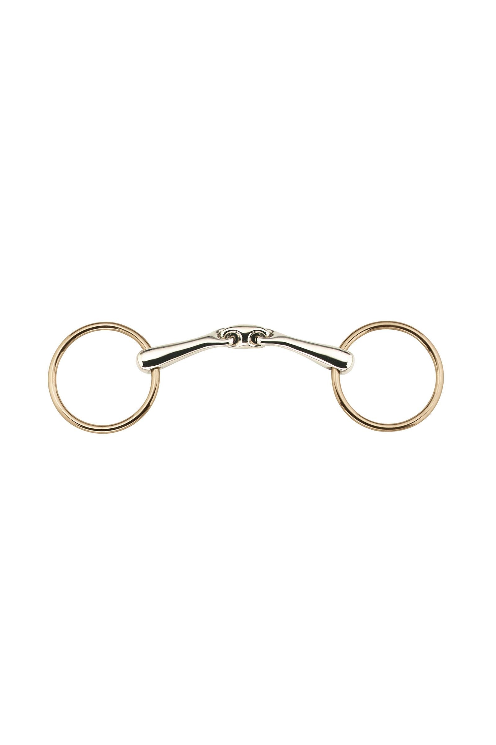 Sprenger KK Ultra mors à anneaux libres, double brisure, 18 mm, Sensogan, anneaux Aurigan Mors