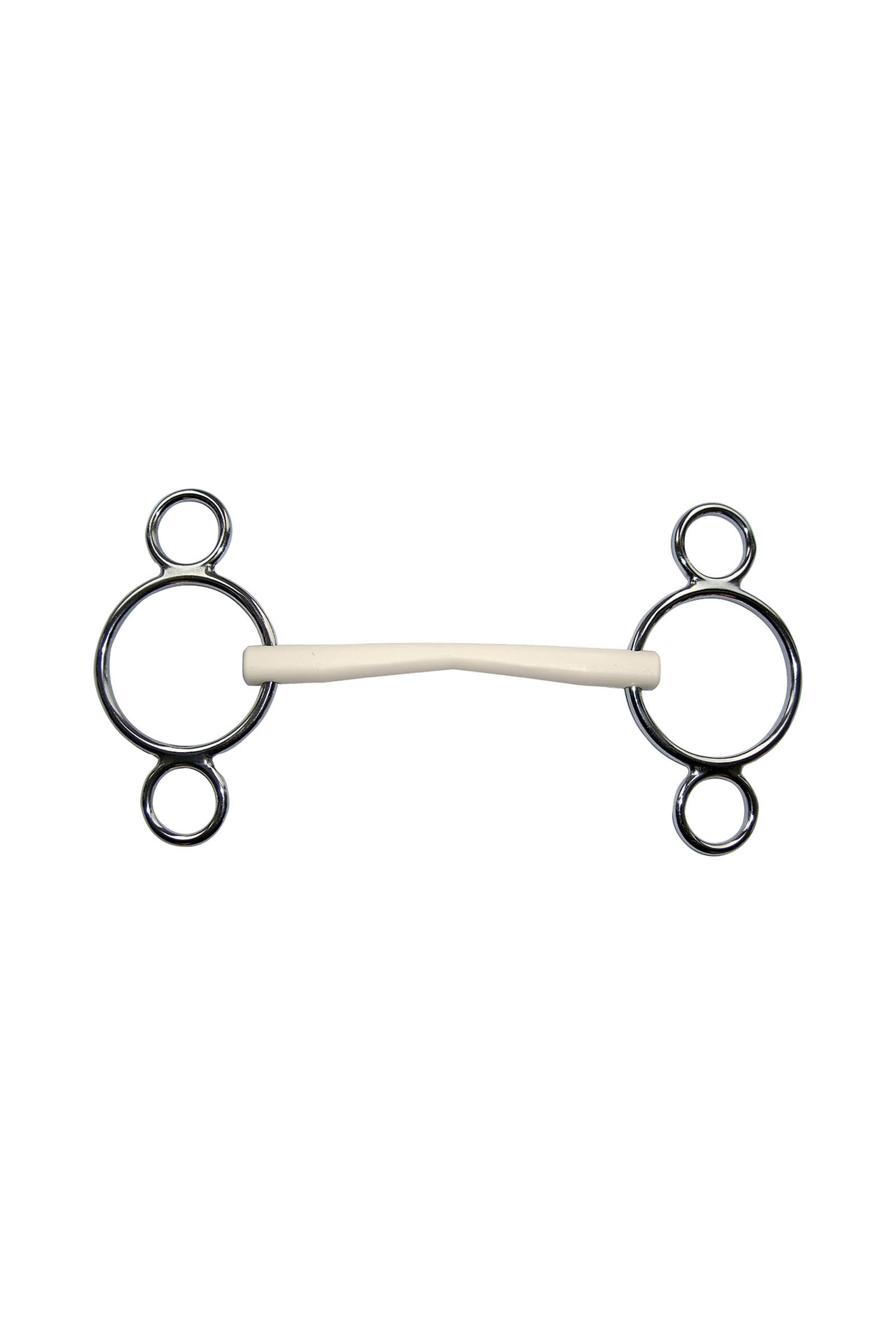 Sprenger Duo mors 3 anneaux de saut Vienna, droit 16 mm, plastique Mors