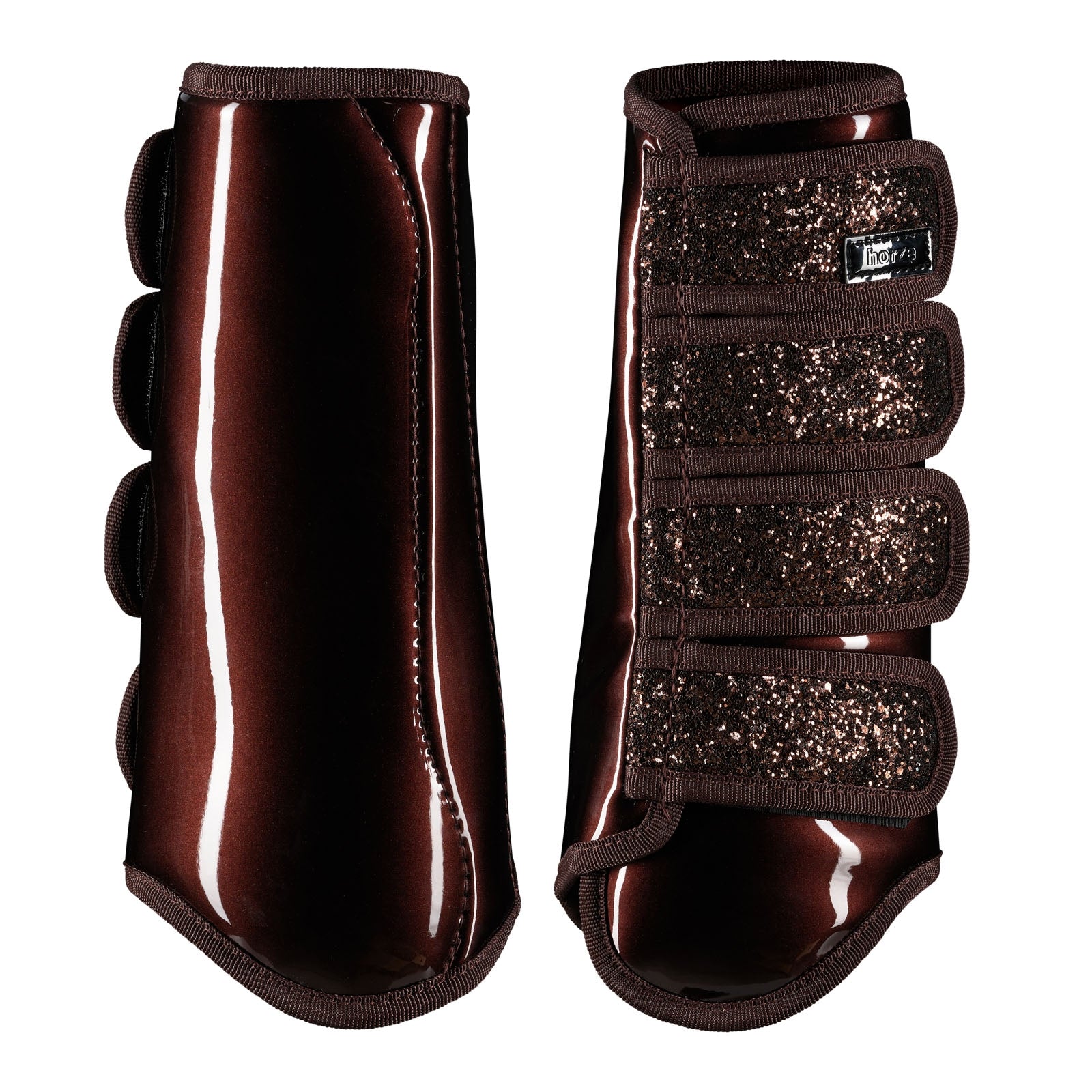 Horze Guêtres de protection fermées protège-tendons à paillettes Leg Protection & Hoof Protection for Horses