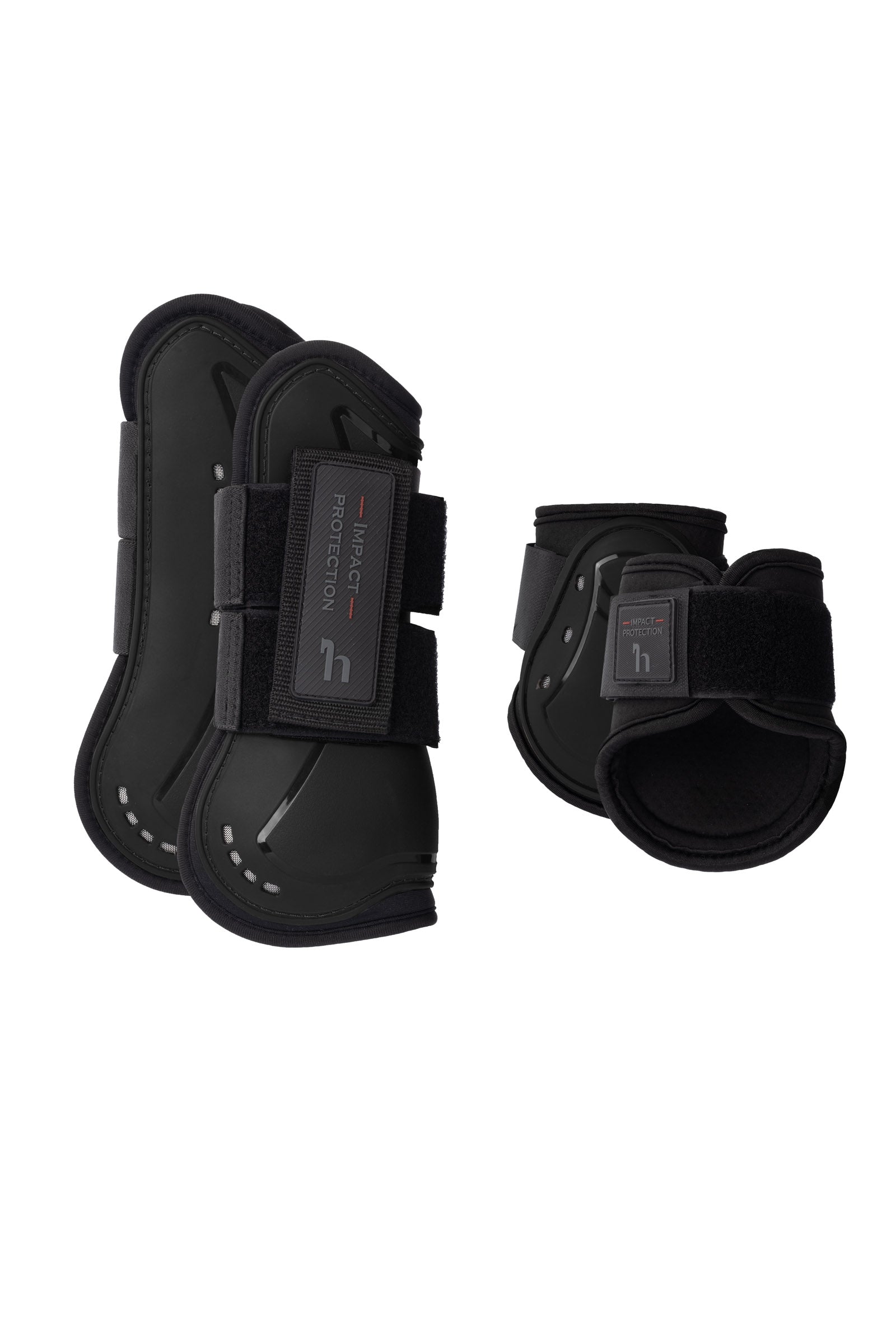 Horze Ensemble de guêtres de protection protège-tendons et protège-boulets Armour Airflow Leg Protection & Hoof Protection for Horses