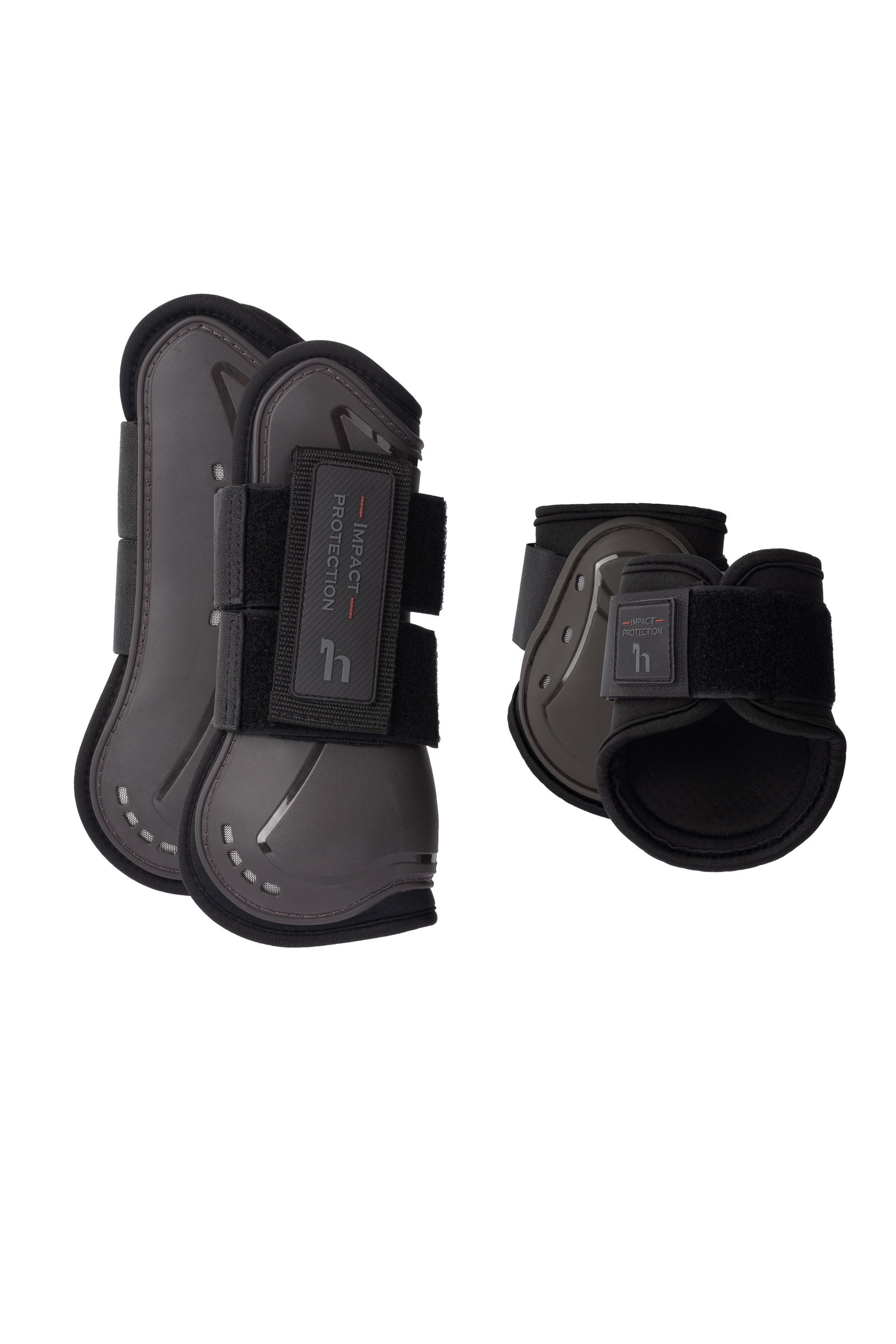 Horze Ensemble de guêtres de protection protège-tendons et protège-boulets Armour Airflow Leg Protection & Hoof Protection for Horses