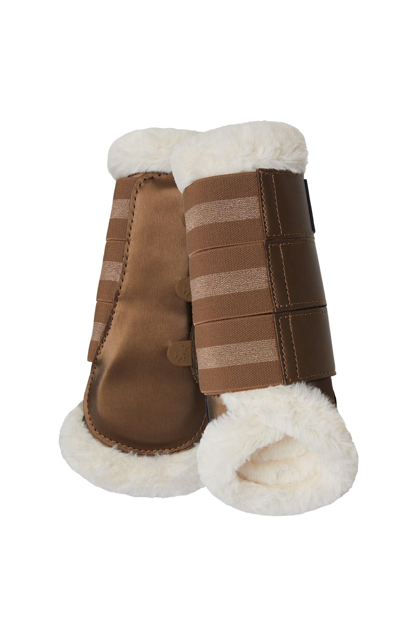 B Vertigo Guêtres de protection protège tendons fermés Drew avec doublure en fausse fourrure Leg Protection & Hoof Protection for Horses