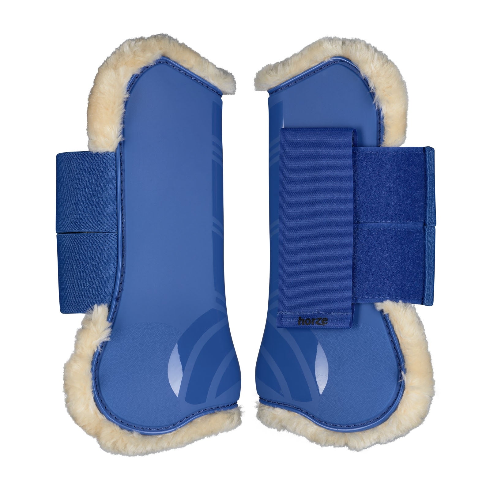 Horze Guêtres de protection protège-tendons Windsor avec doublure fausse fourrure Leg Protection & Hoof Protection for Horses