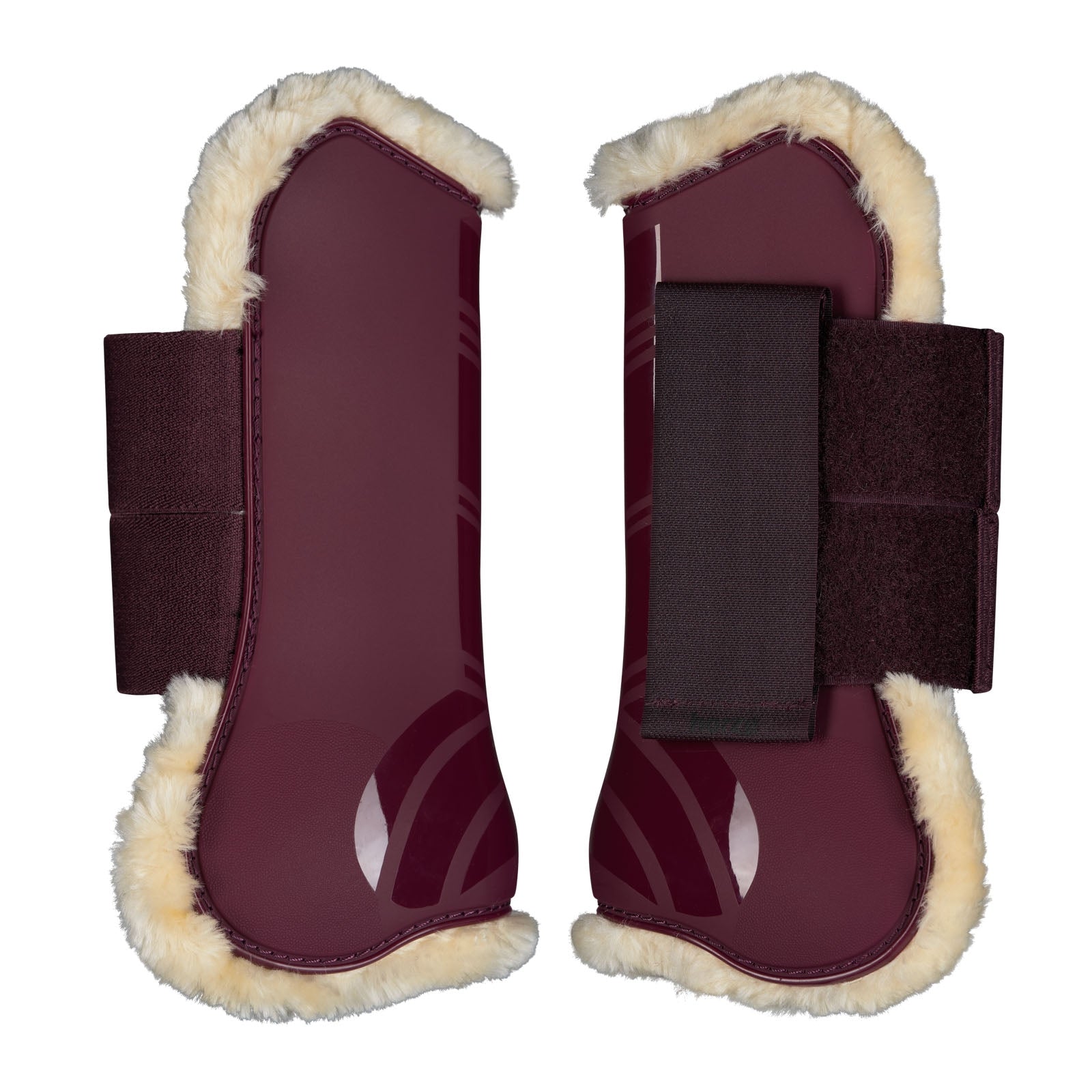 Horze Guêtres de protection protège-tendons Windsor avec doublure fausse fourrure Leg Protection & Hoof Protection for Horses