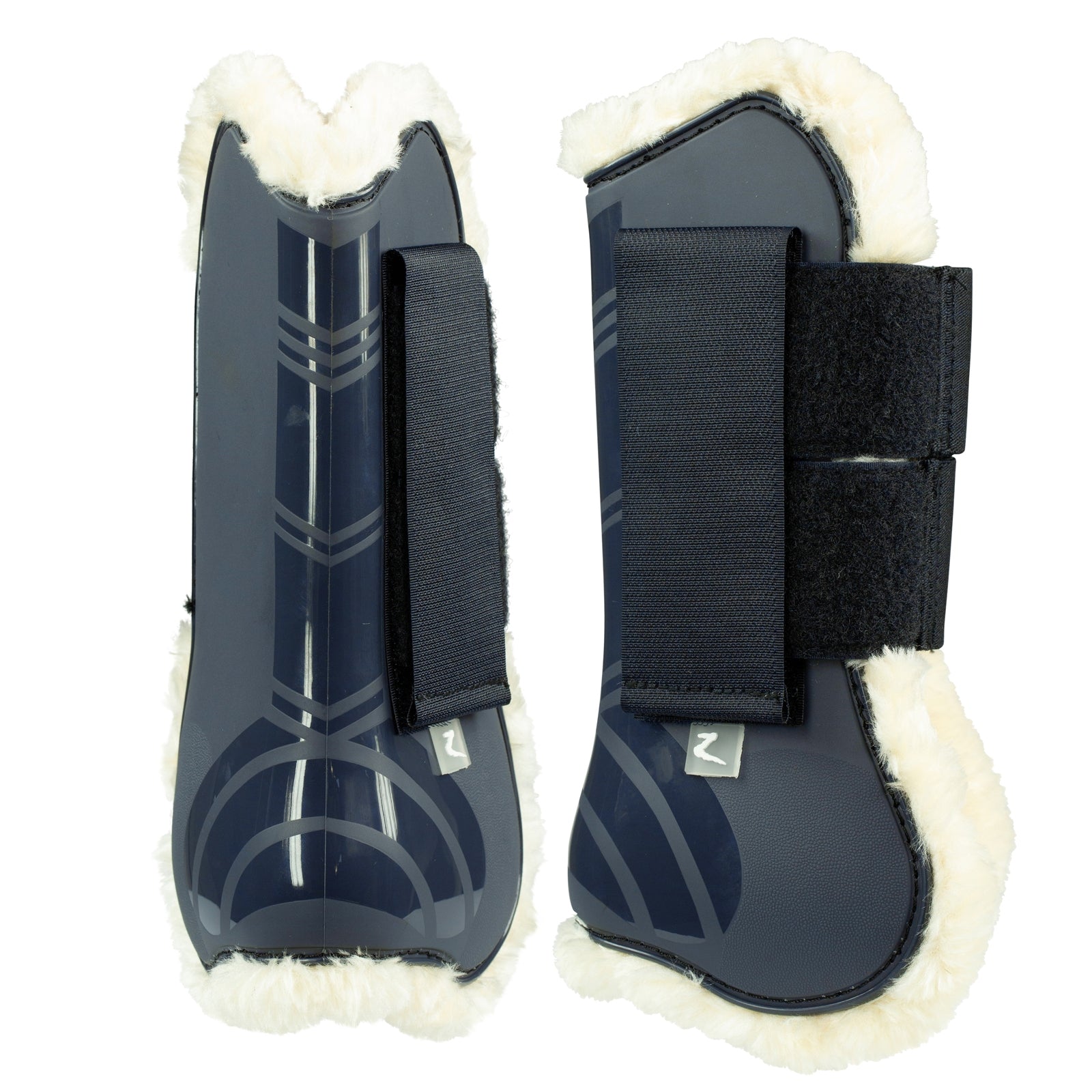 Horze Guêtres protège-tendons Caliber avec doublure imitation fourrure Leg Protection & Hoof Protection for Horses