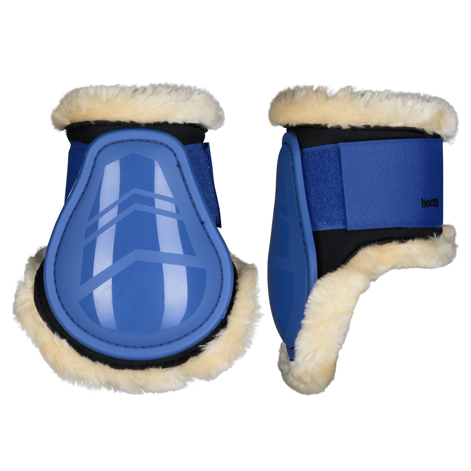 Horze Guêtres de protection protège-boulets Windsor avec doublure fausse fourrure Leg Protection & Hoof Protection for Horses
