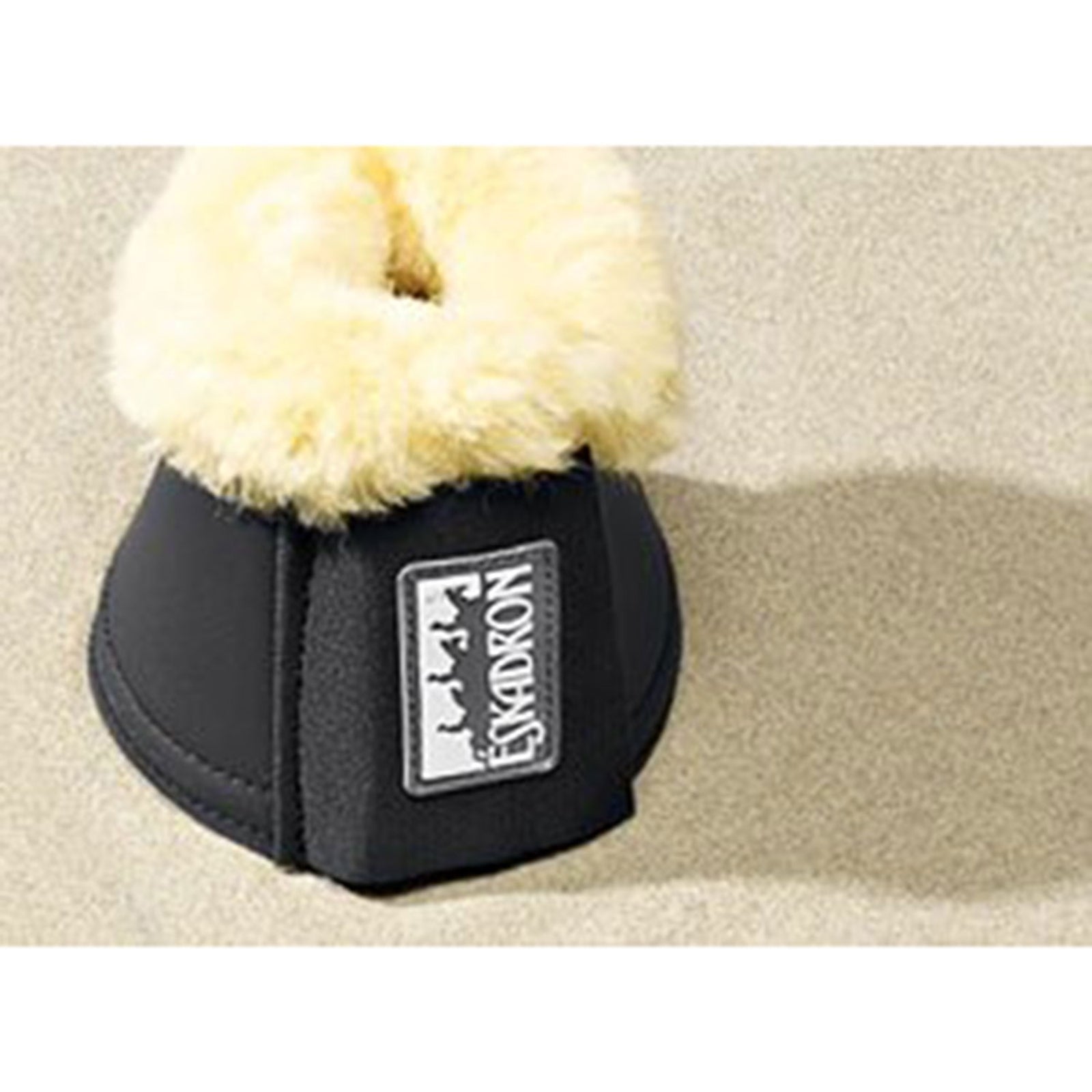 Eskadron Bottes en cuir synthétique avec cloches de protection et imitation peau de mouton Leg & Hoof Protection