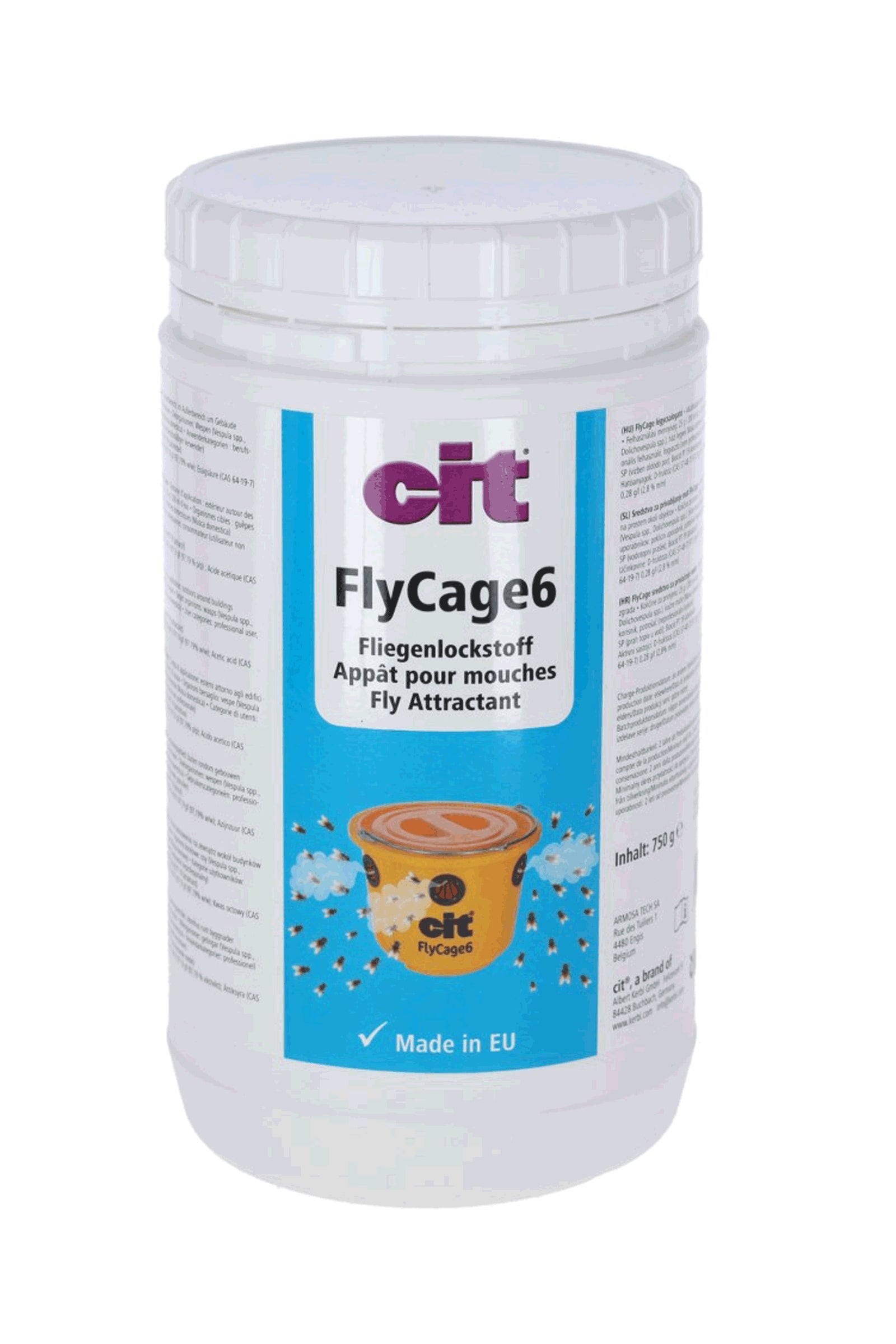 Kerbl Cit attractif à mouches pour FlyCage 6, 750 g Anti-mouches cheval